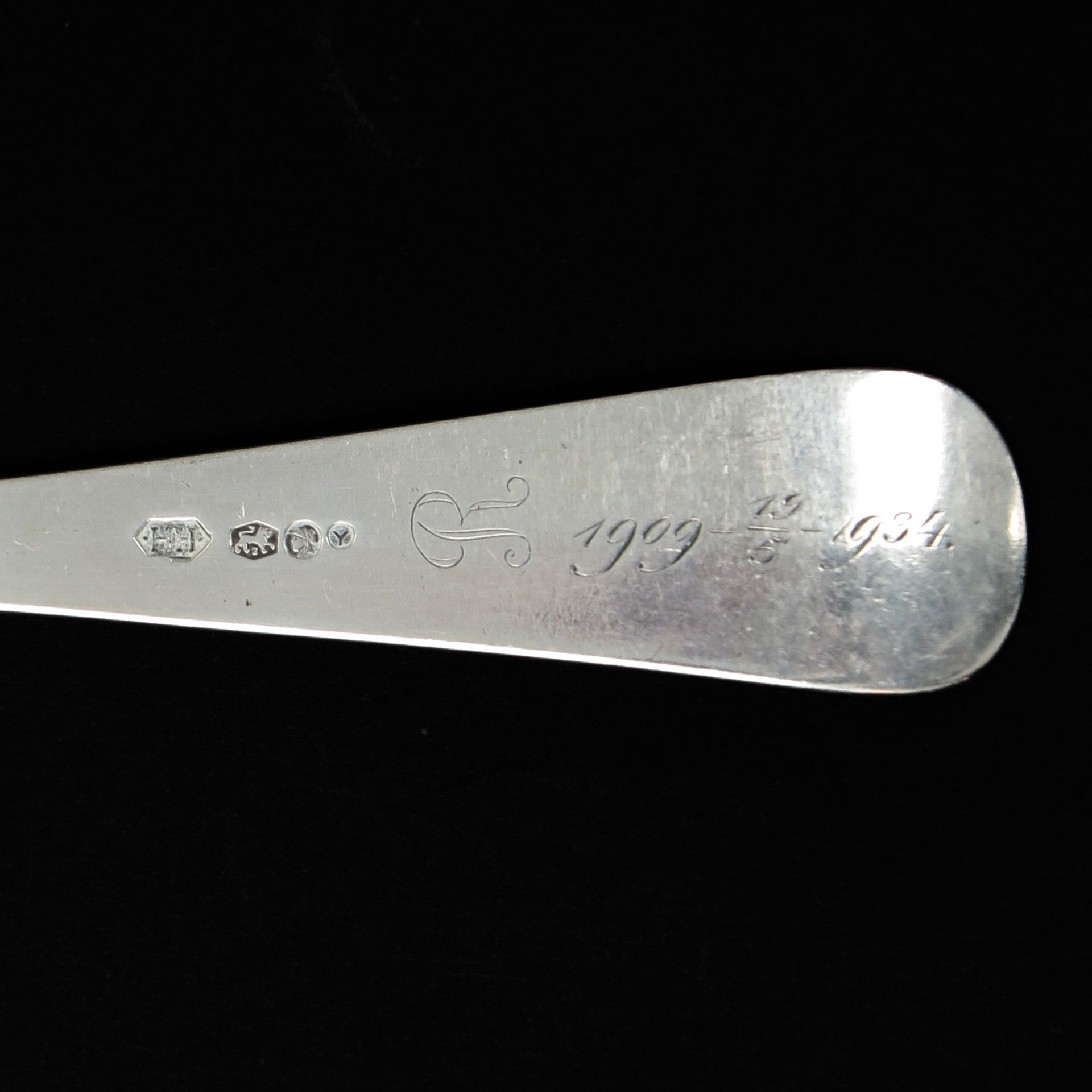 A Collection of 6 Dutch Silver Forks and Spoons - Image 3 of 5