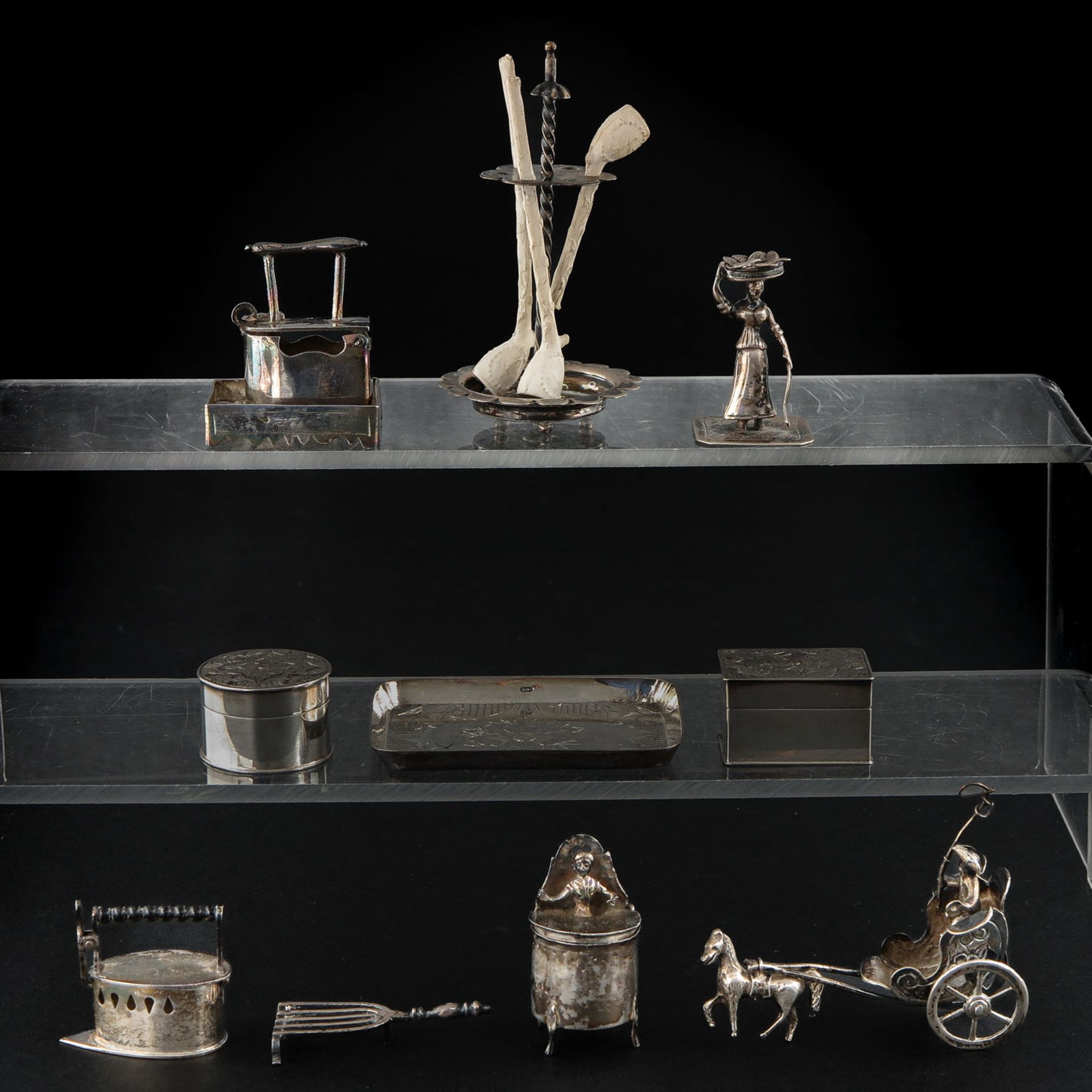 A Collection of Miniature Silver