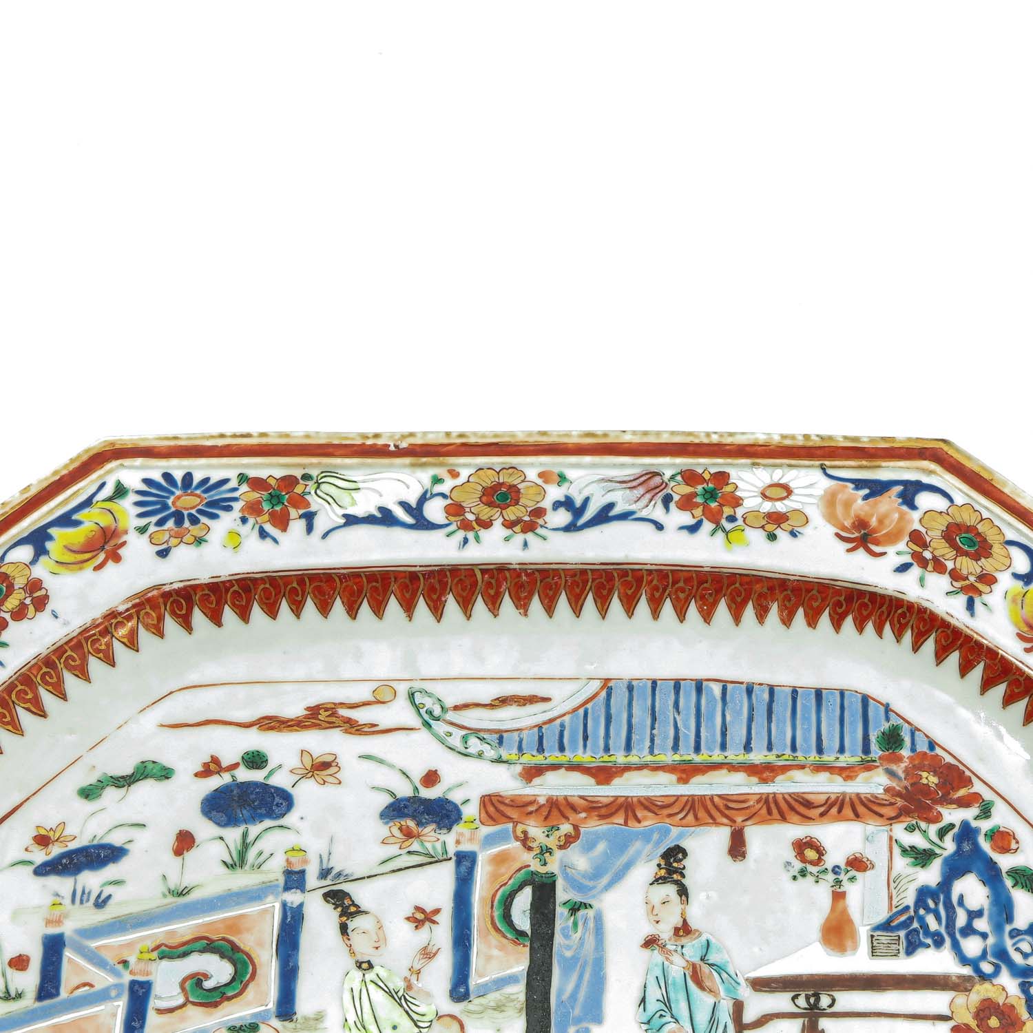 A Polychrome Decor Serving Tray - Image 3 of 7