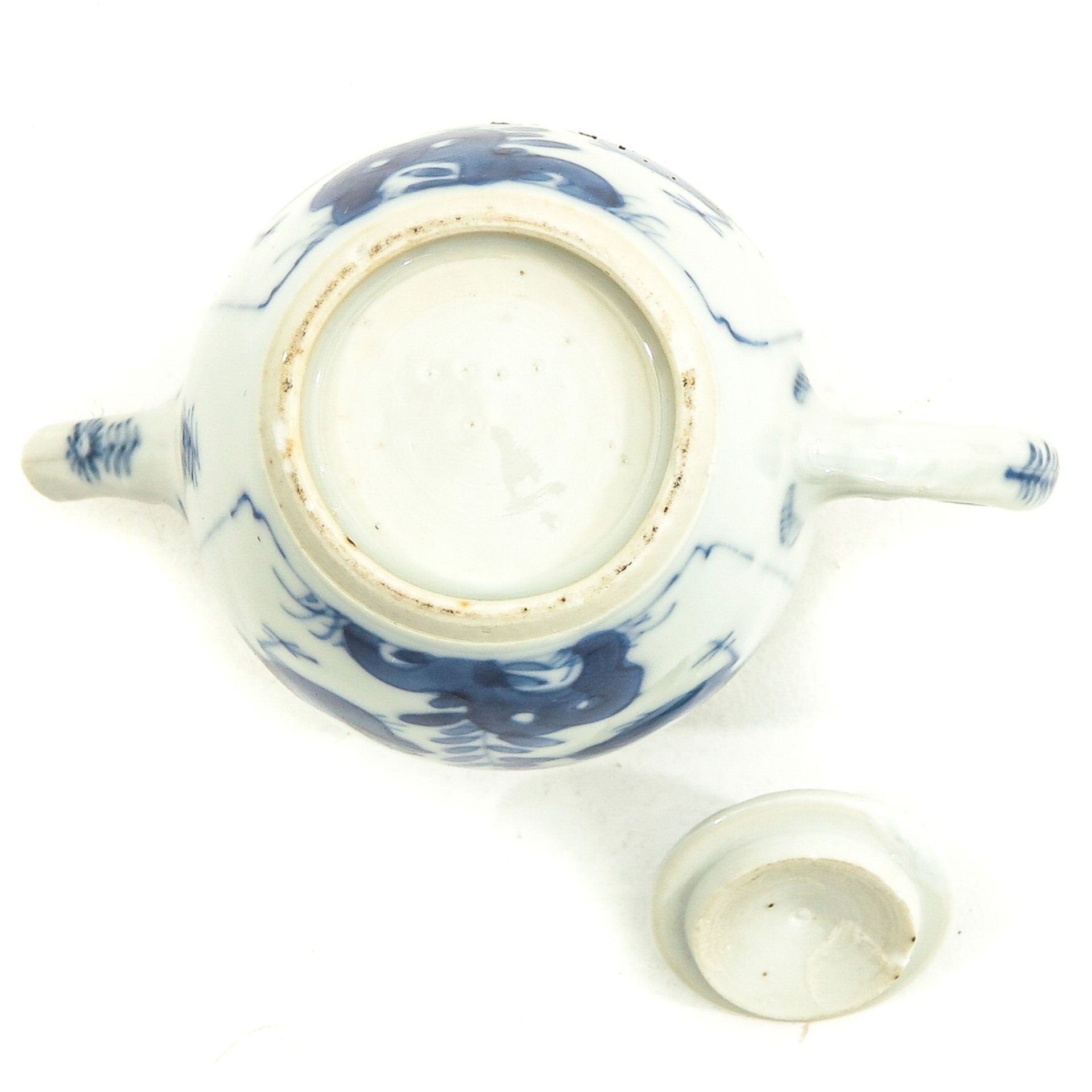 A Blue and White MiniatureTeapot - Bild 6 aus 9