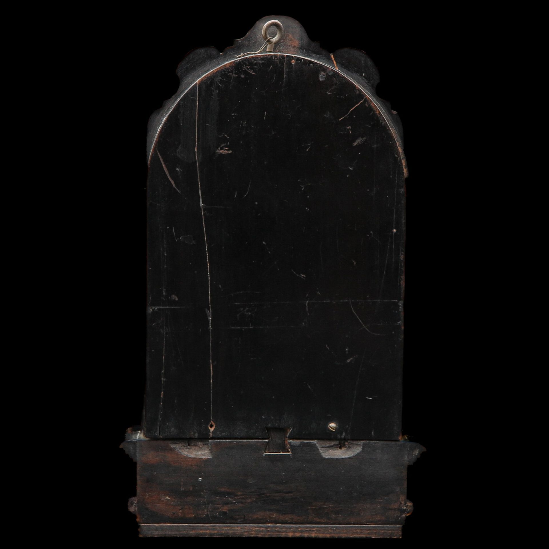 An 18th - 19th Century Ebony Wood Triptych Holding 56 Relics - Image 3 of 10