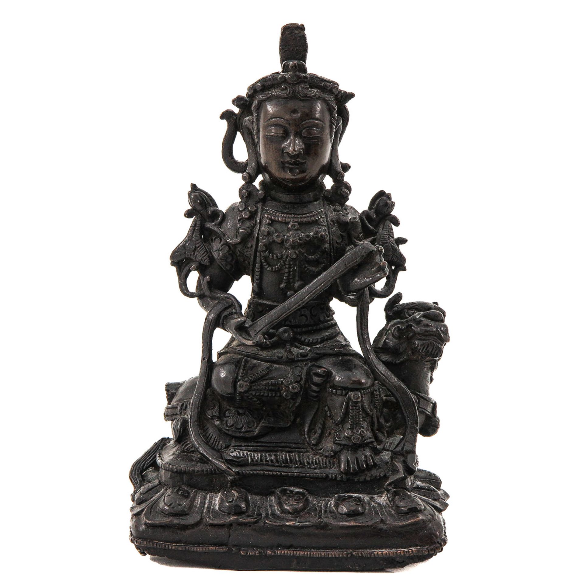 A Bronze Vaishravana Sculpture