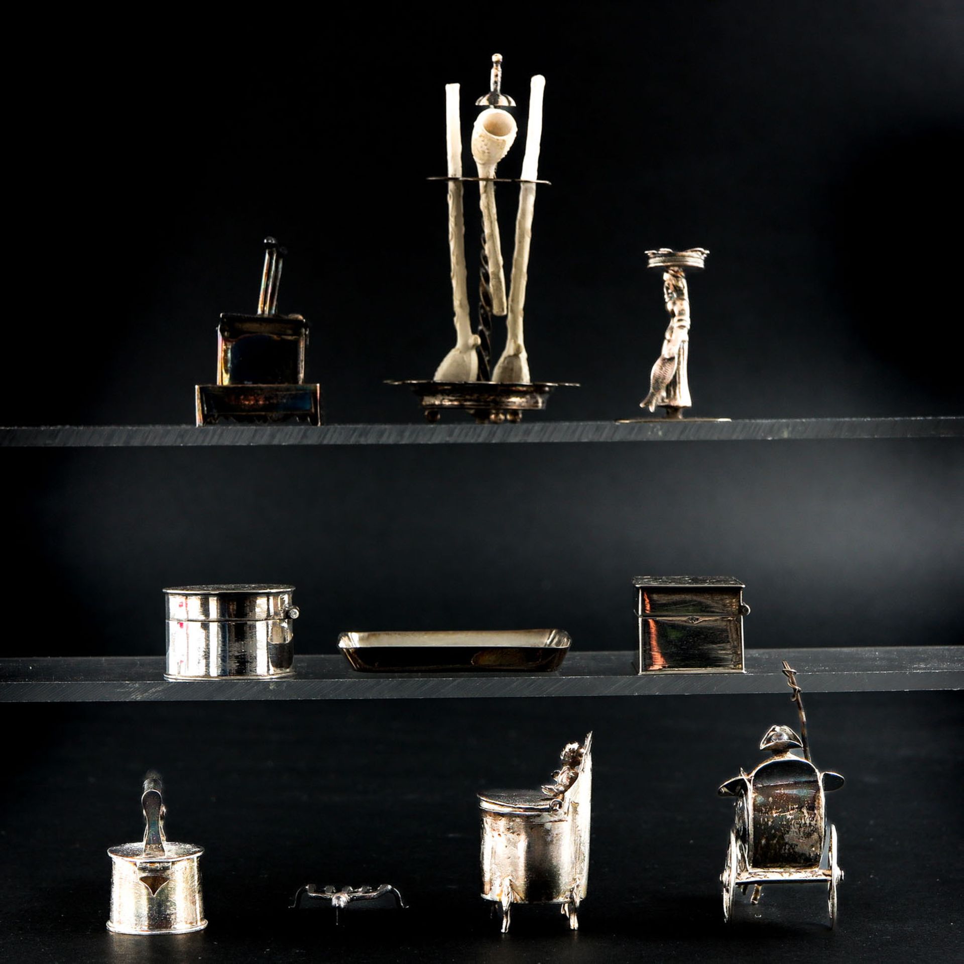 A Collection of Miniature Silver - Image 2 of 10