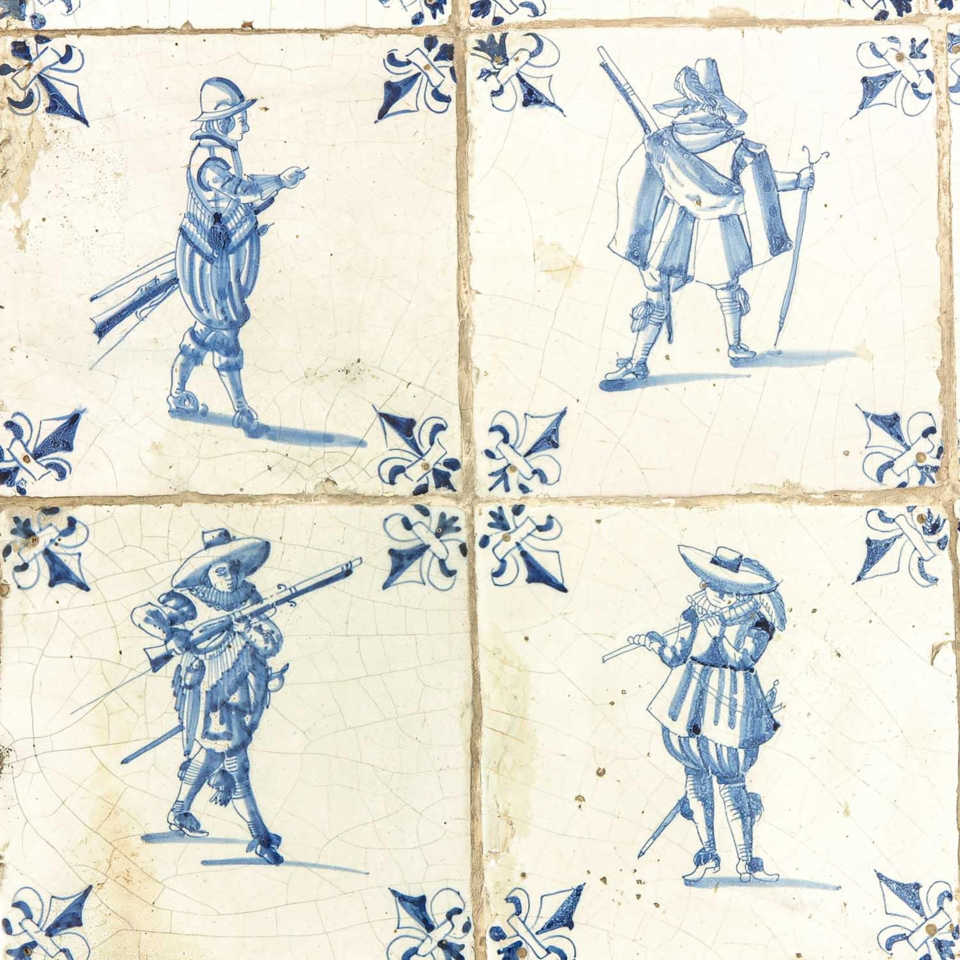 A 17th Century 9 Pas with Dutch Tiles - Bild 6 aus 6