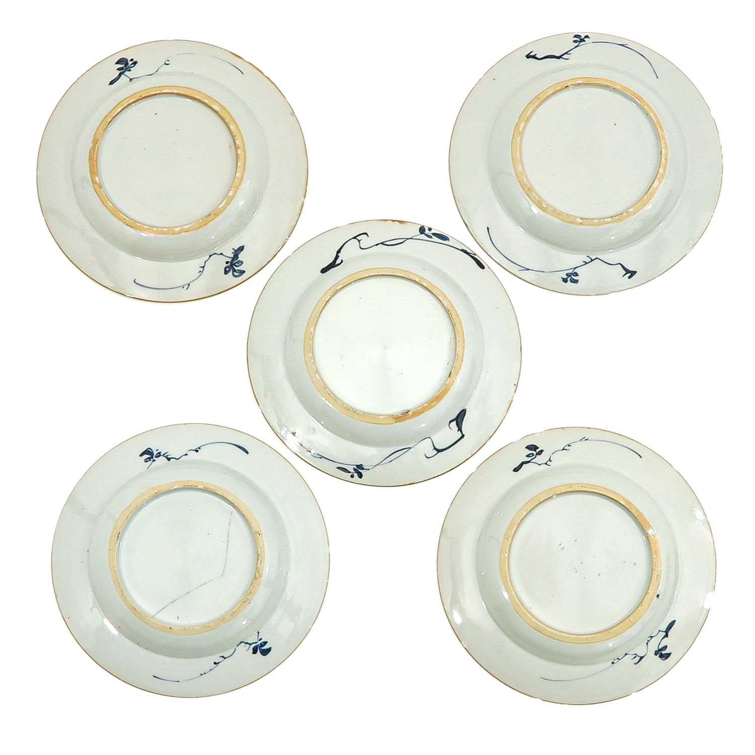 A Series of 5 Blue and White Plates - Image 2 of 10