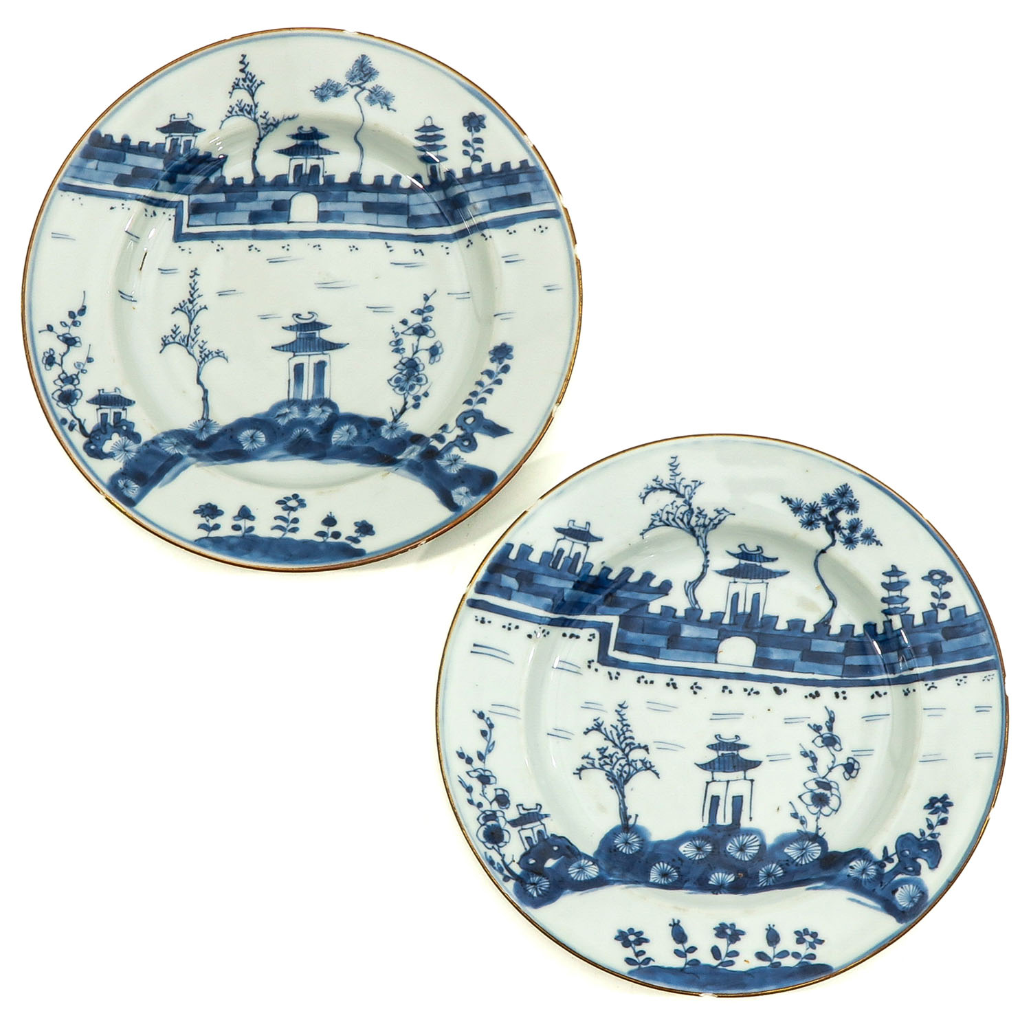 A Series of 5 Blue and White Plates - Image 5 of 10