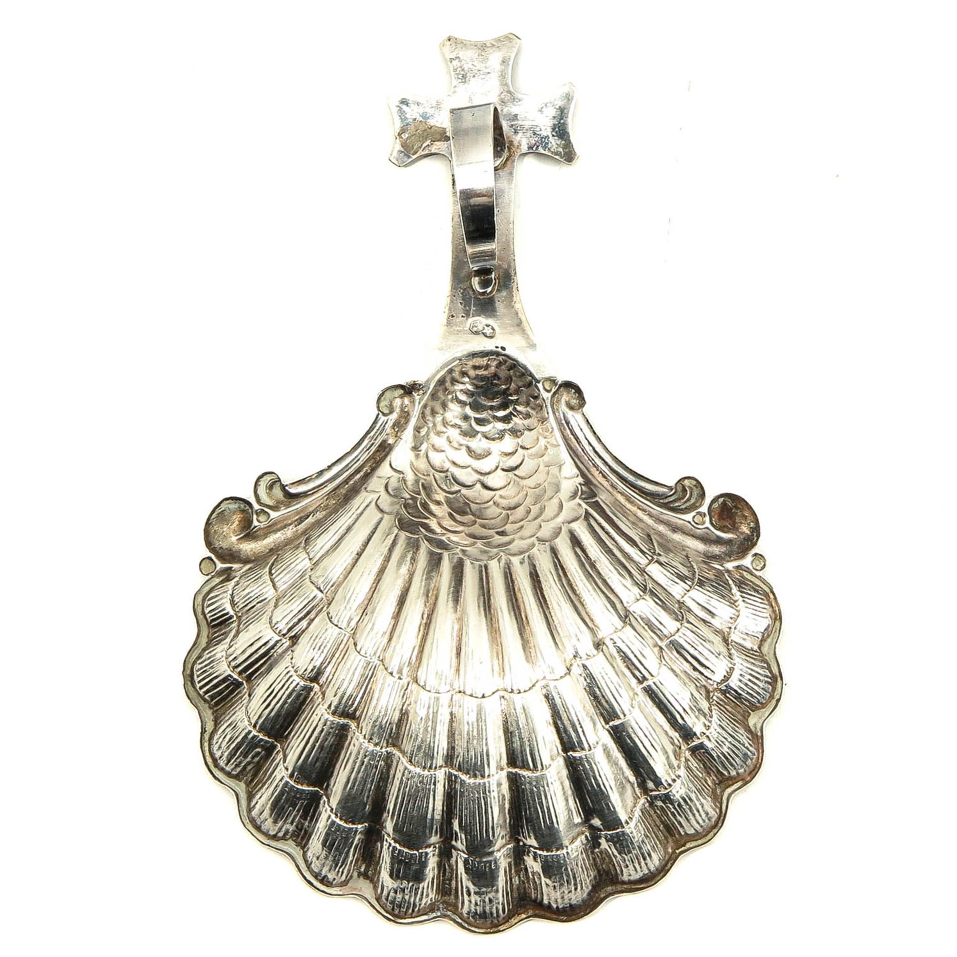 A Silver Christening Shell - Bild 3 aus 6