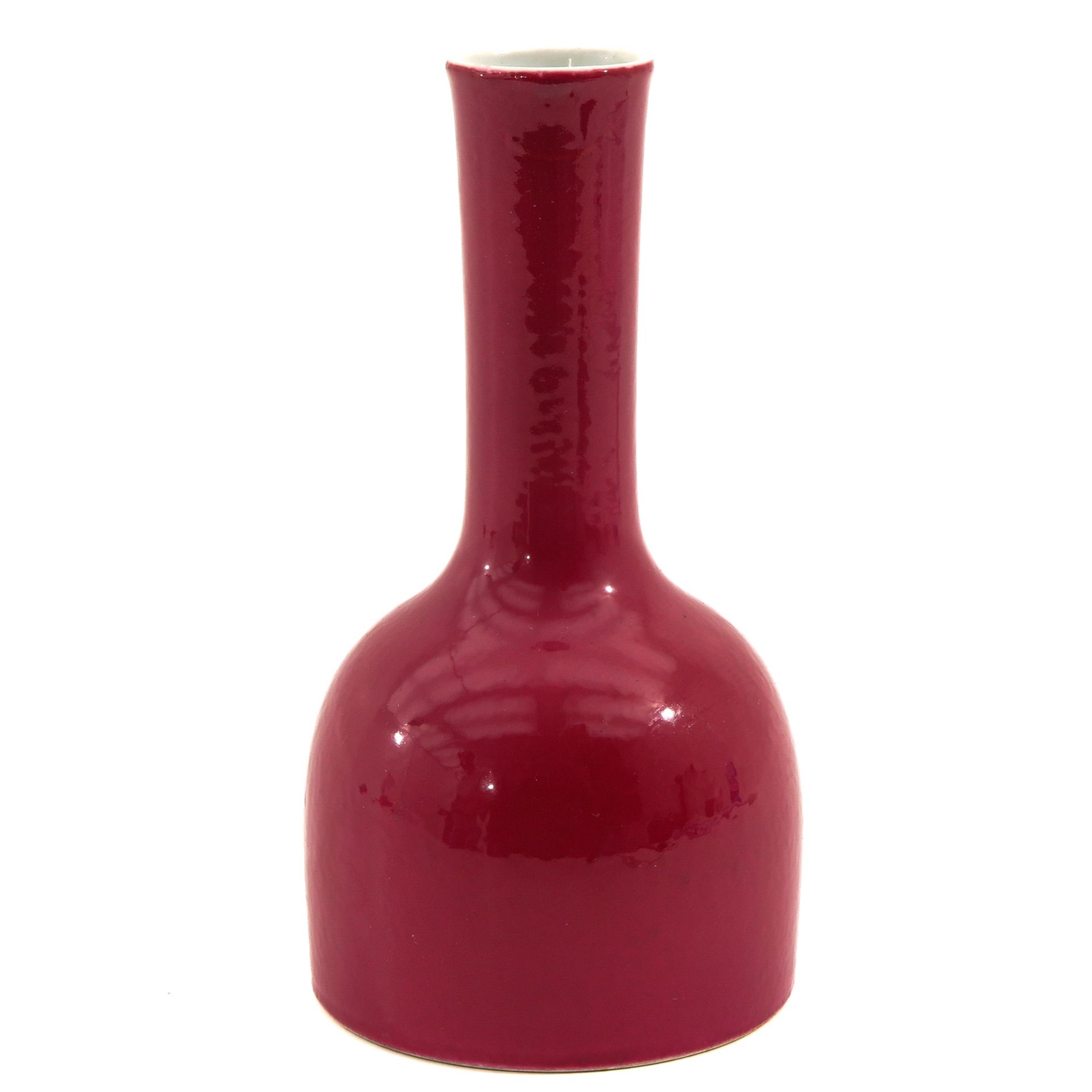 A Ruby Glazed Vase
