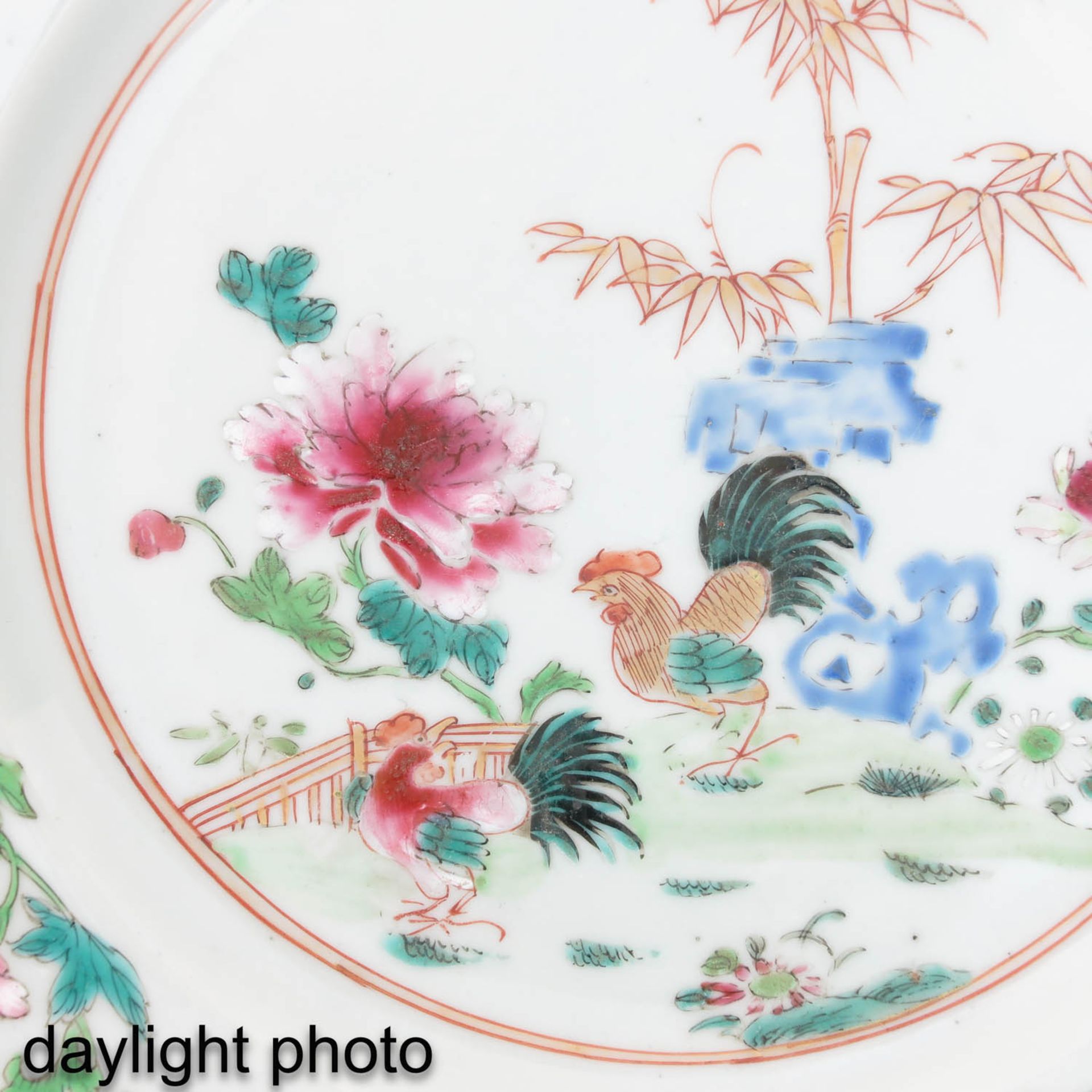 A Pair of Famille Rose Plates - Image 9 of 9