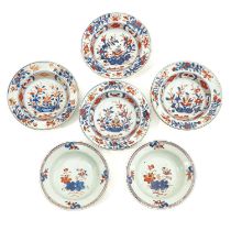 A Collection of 6 Imari Bowls