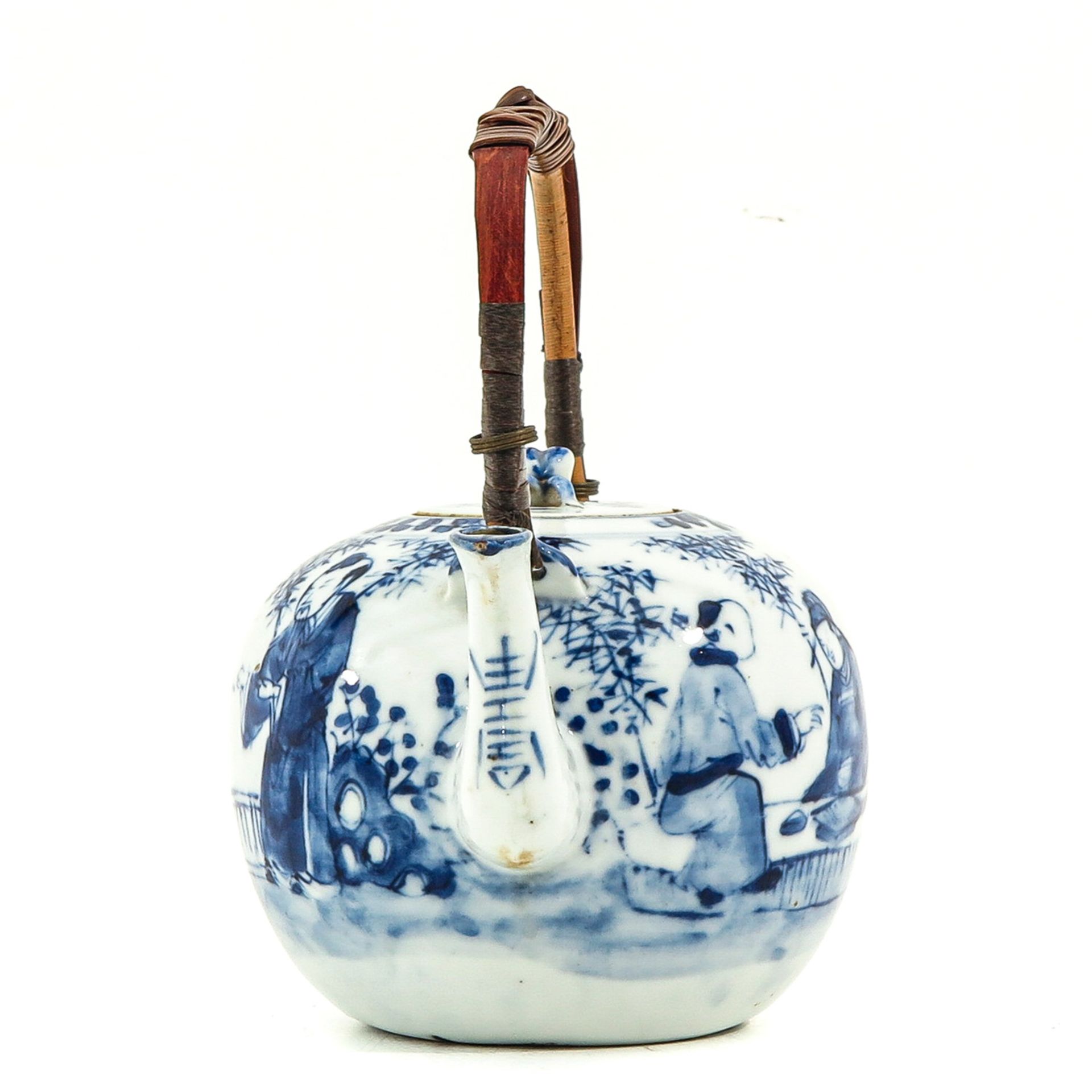 A Blue and White Teapot - Image 4 of 9