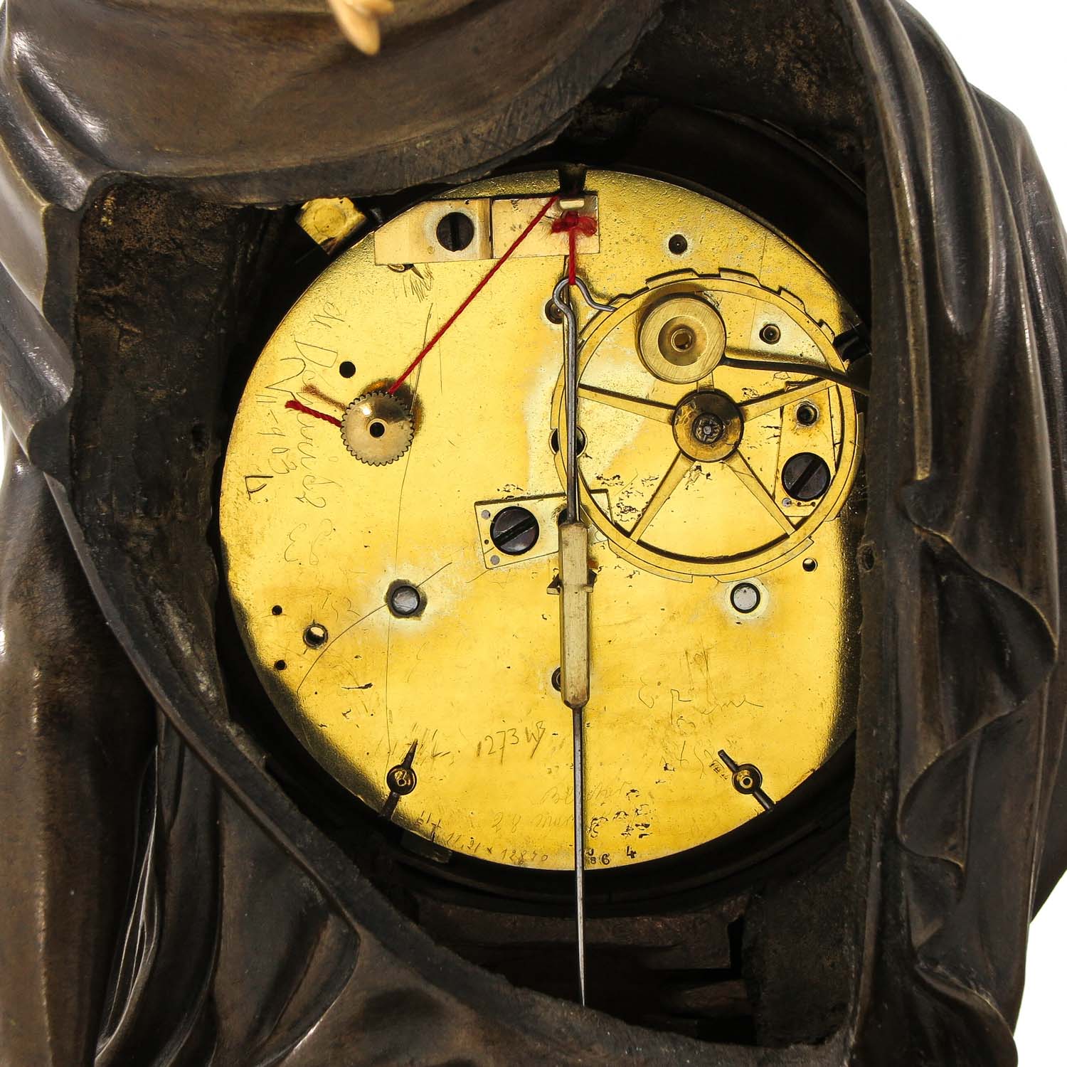 A 3 Piece 19th Century Clock Set - Image 7 of 10