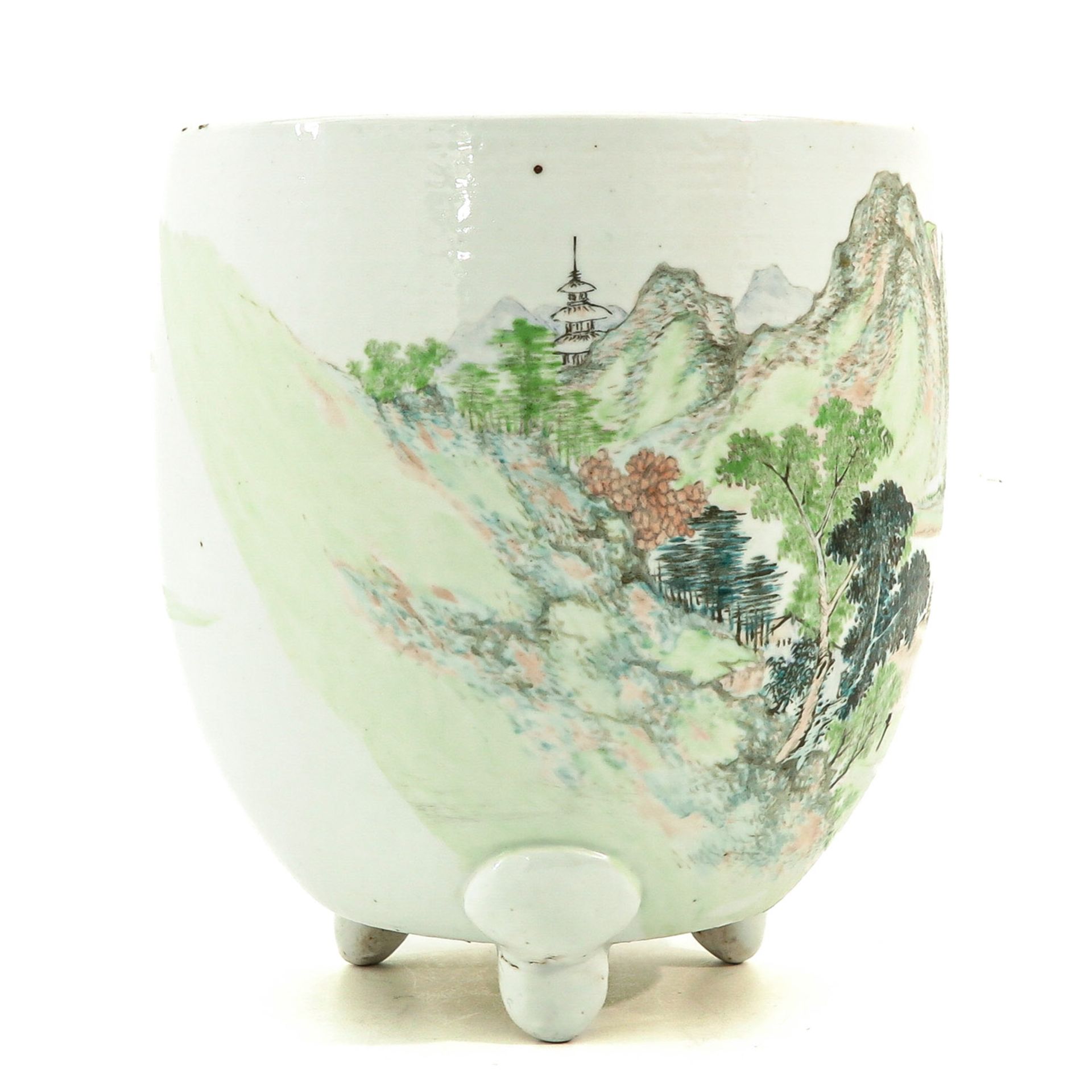 A Qianjiang Cai Tripod Planter - Image 4 of 9