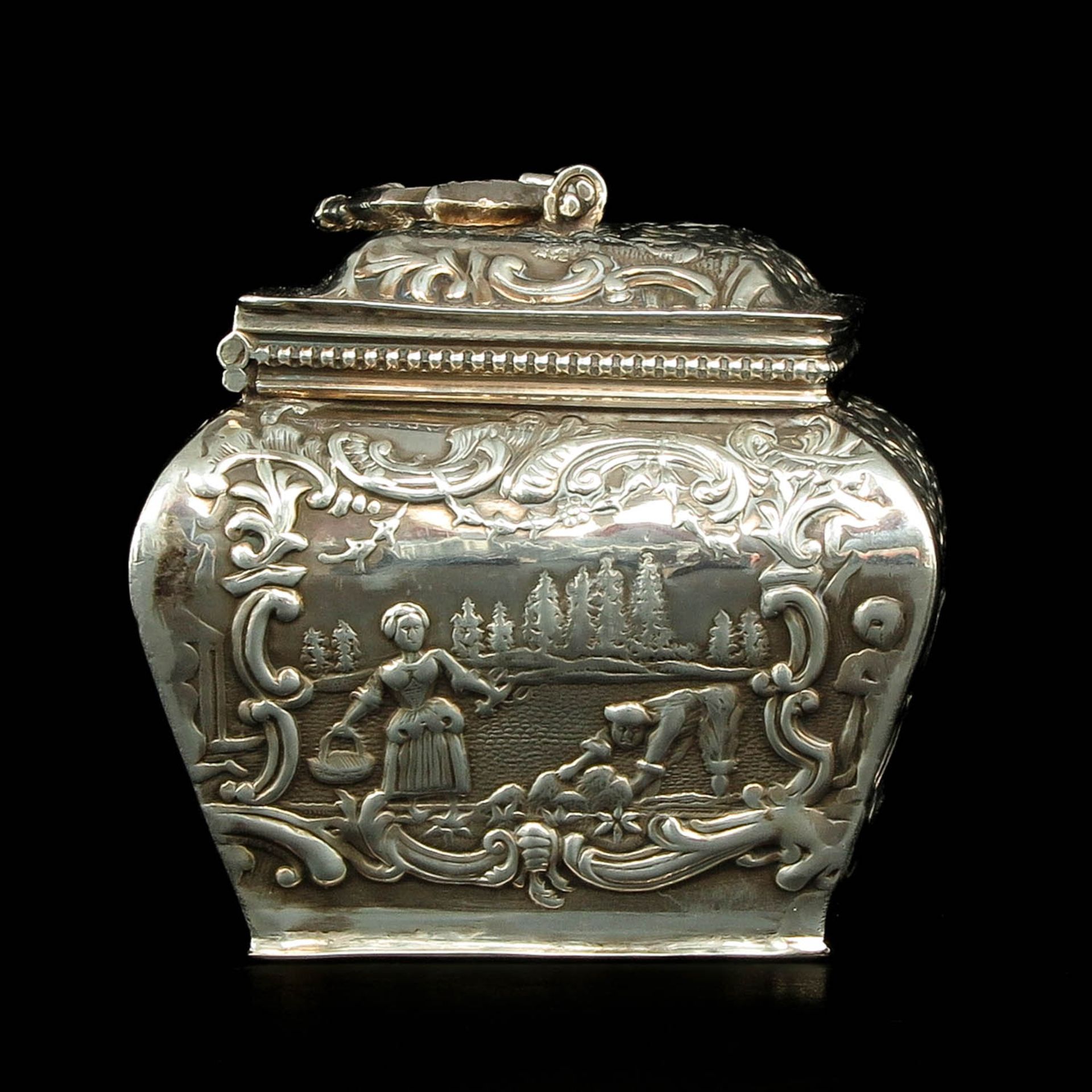 A 19th Century English Silver Box - Bild 4 aus 8