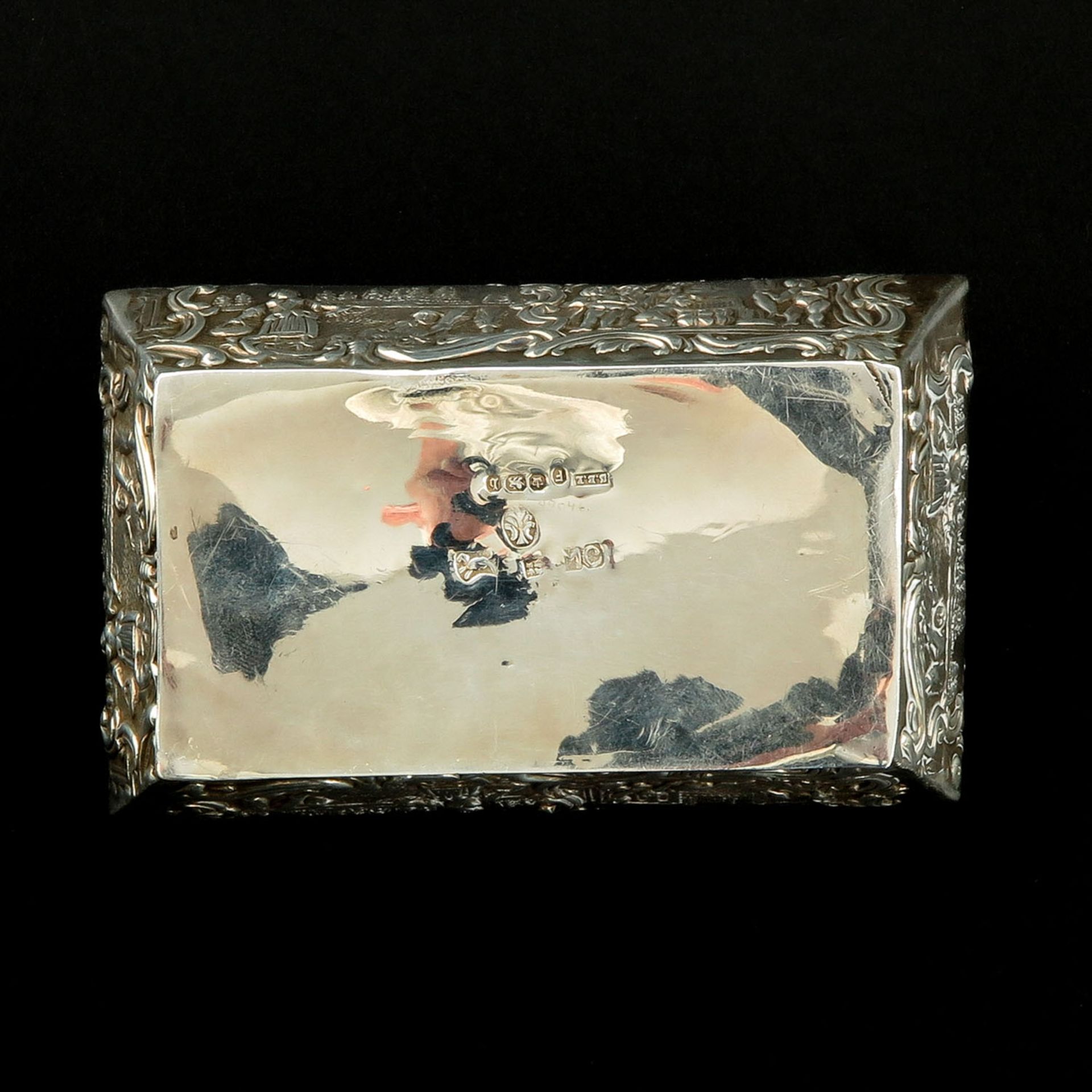 A 19th Century English Silver Box - Bild 6 aus 8
