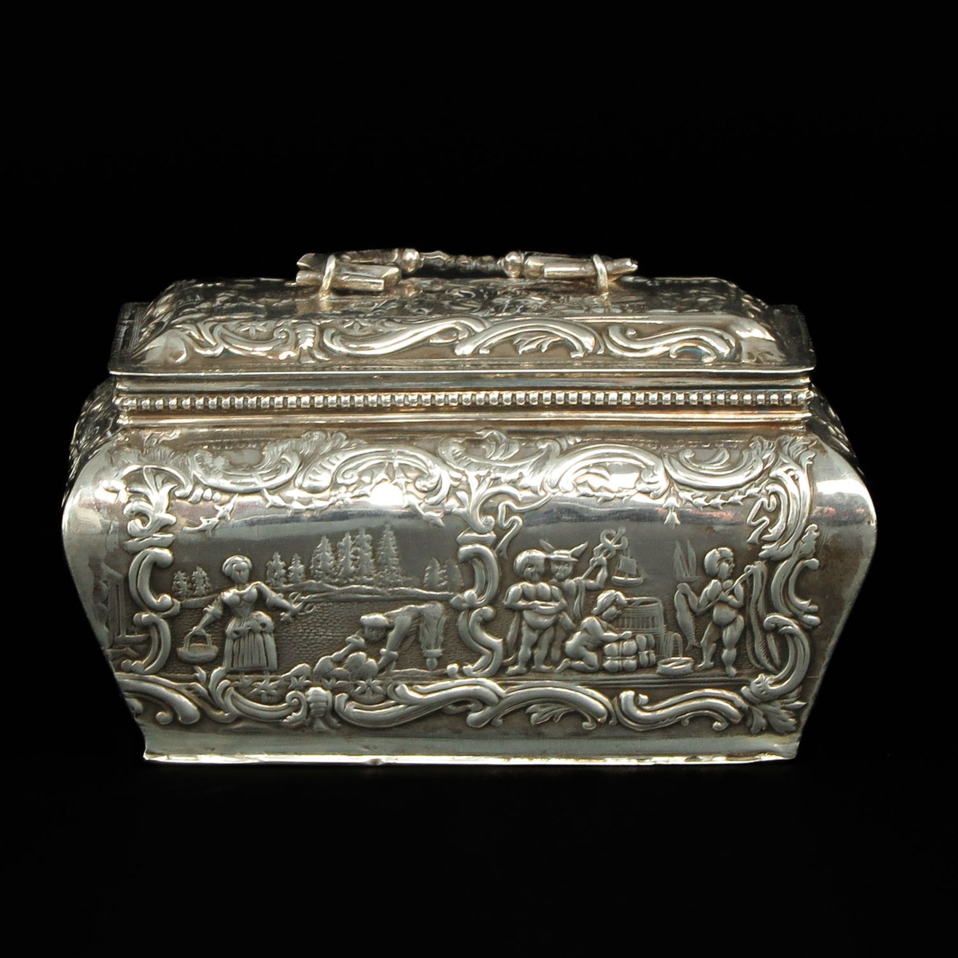 A 19th Century English Silver Box
