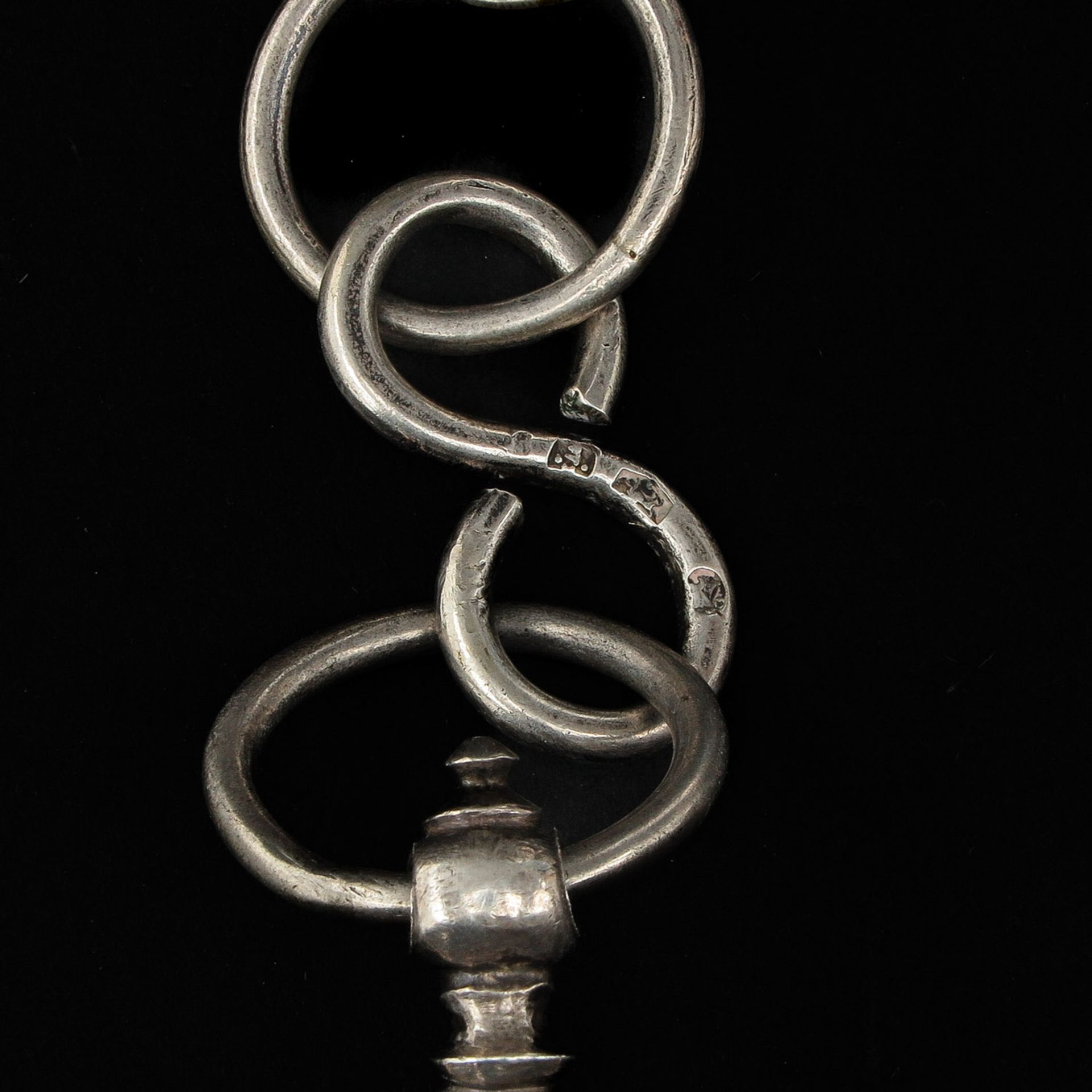 A Dutch Purse with Apron Hook - Bild 4 aus 7