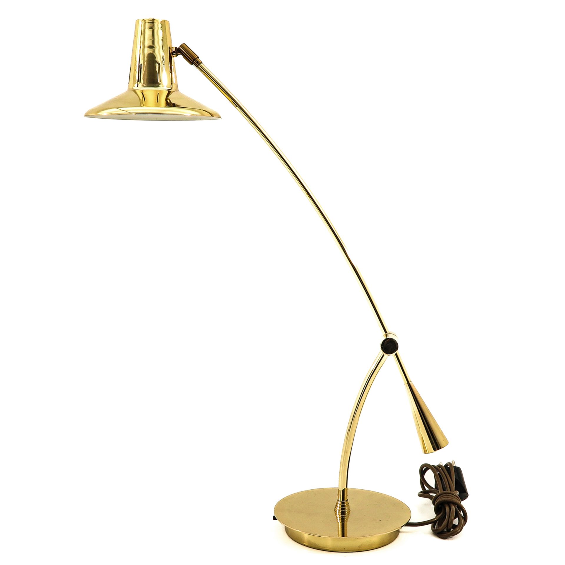 A Brass Balance Table Lamp - Bild 2 aus 9