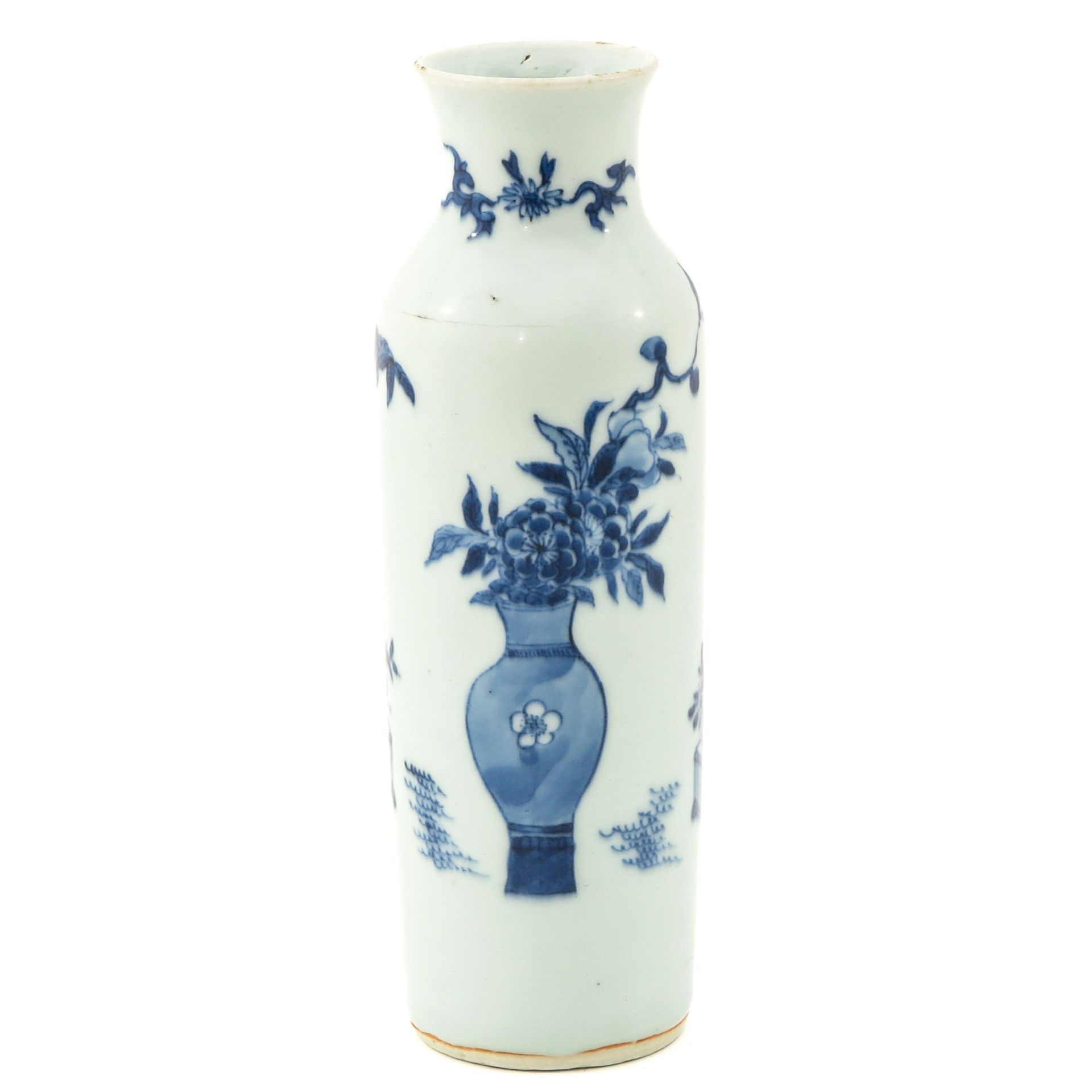 A Blue and White Vase