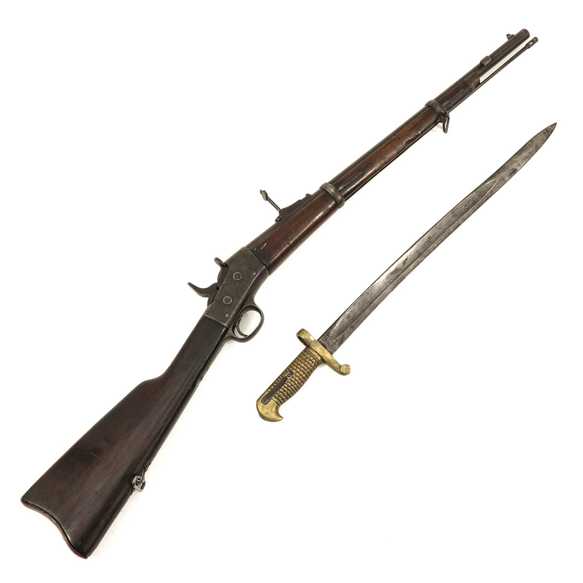 A Remington Carbine with Matching Bayonet