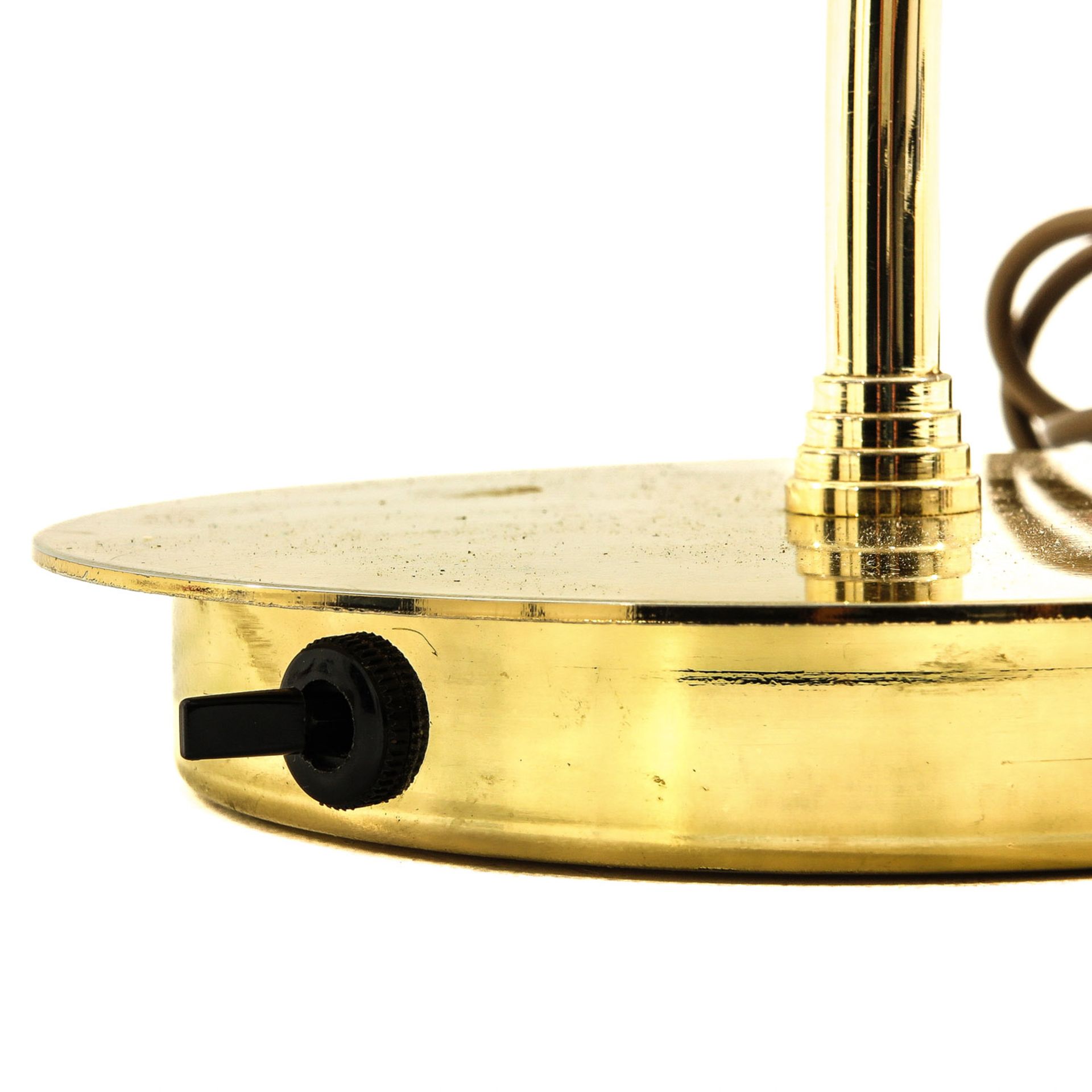 A Brass Balance Table Lamp - Bild 8 aus 9