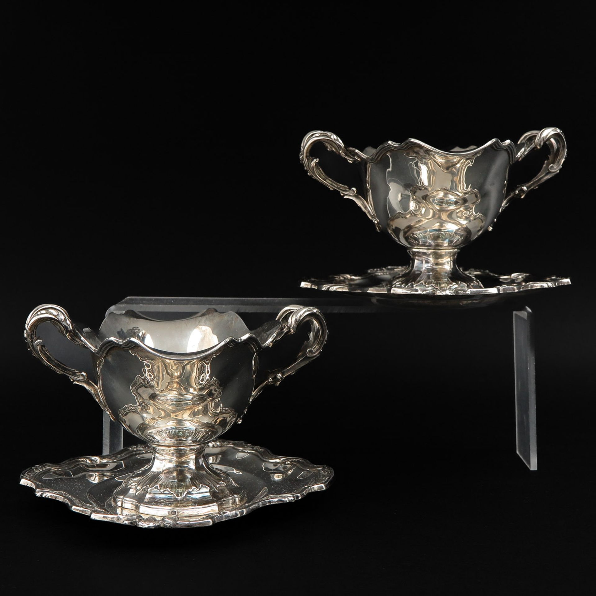 A Pair of Silver Saucieres - Image 2 of 10