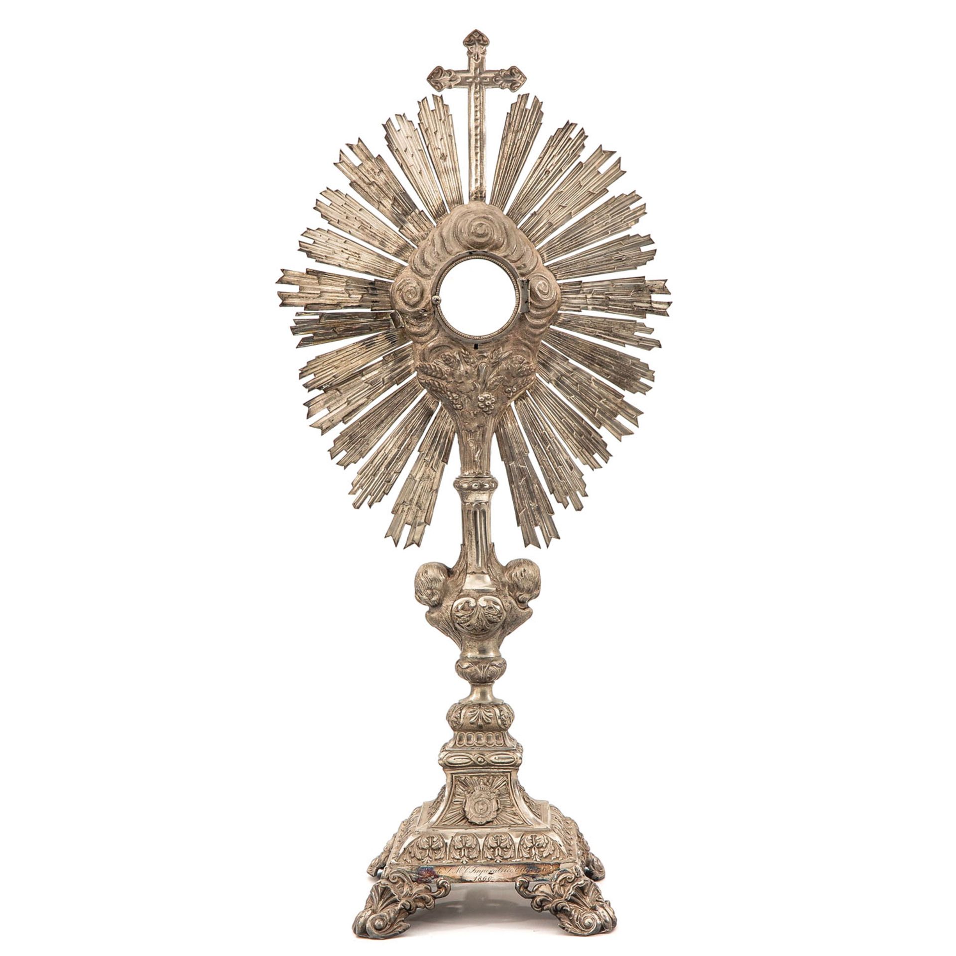 A Silver Monstrance - Image 3 of 10
