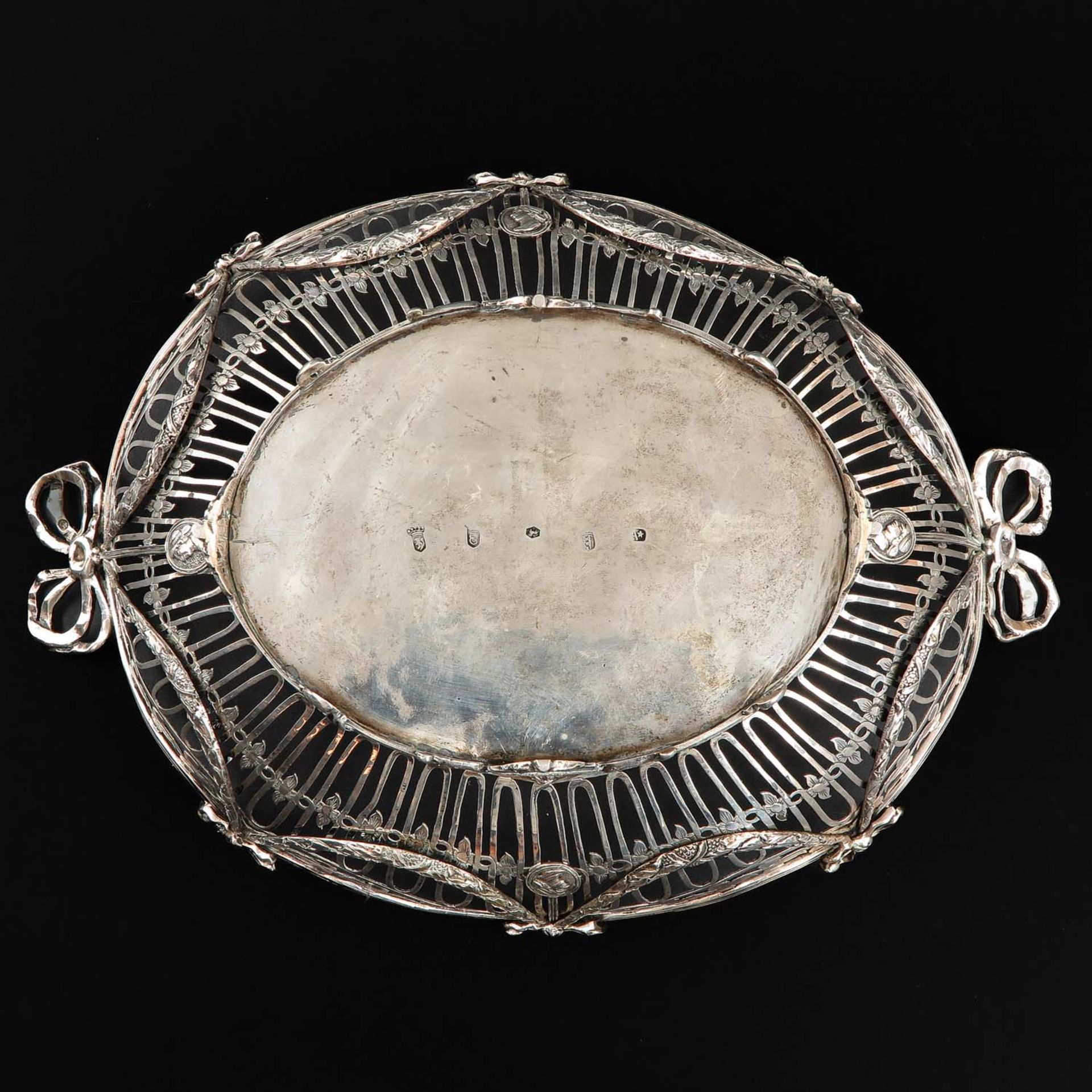 A Dutch Silver Basket - Image 6 of 8