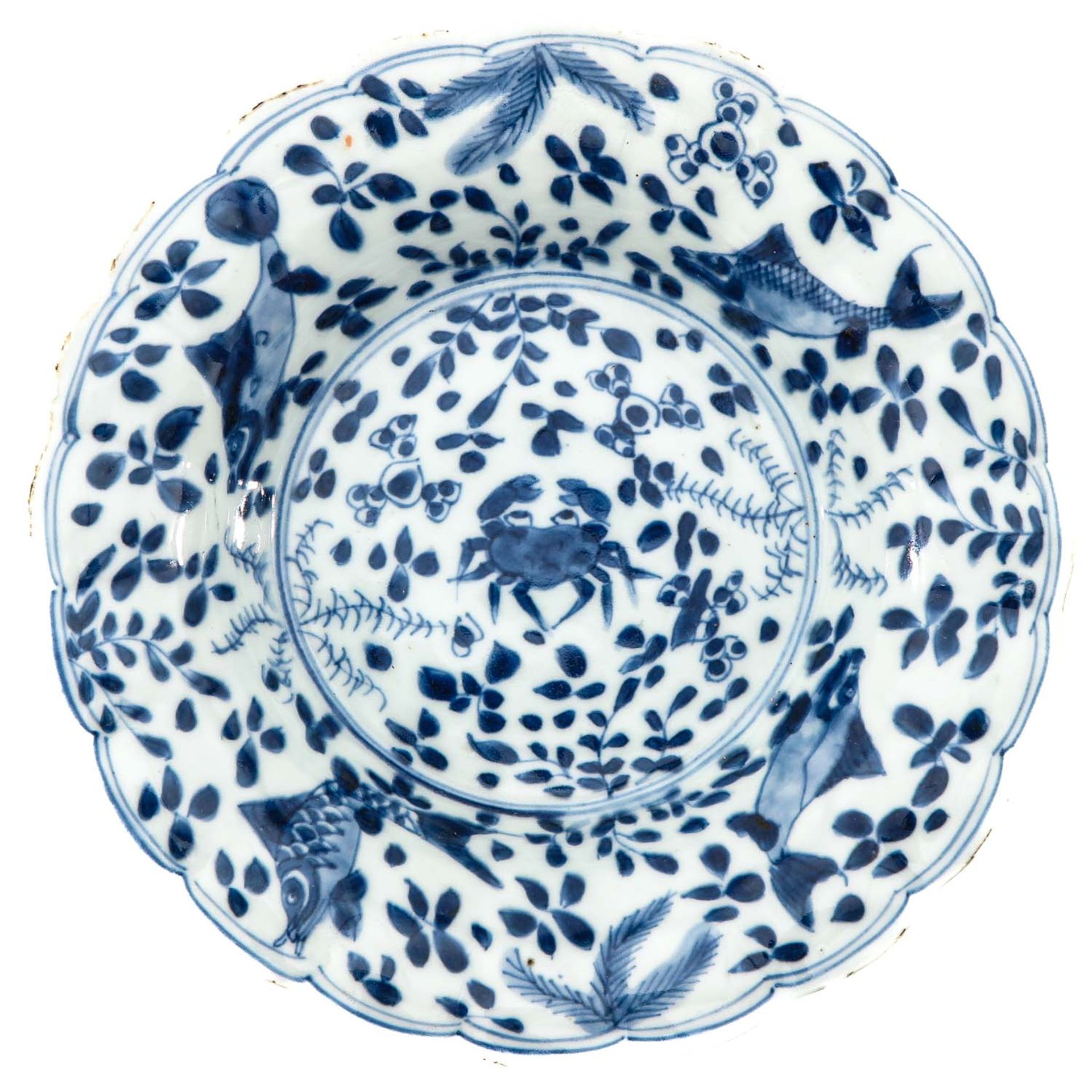 A Pair of Blue and White Plates - Image 3 of 10