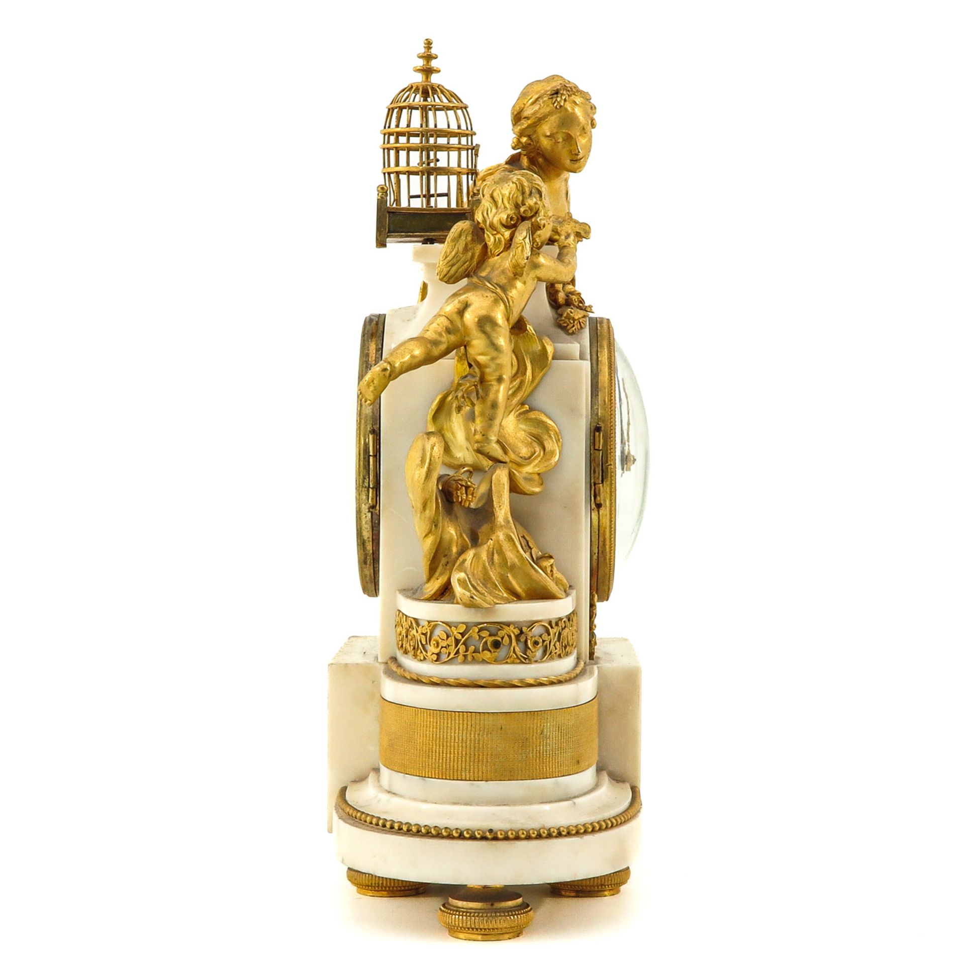 A French Gilded Bronze Pendule Circa 1780 - Image 4 of 9