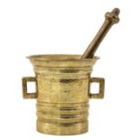 A 17th Century Mortar with Pestle