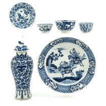 A Collection of Blue and White Porcelain