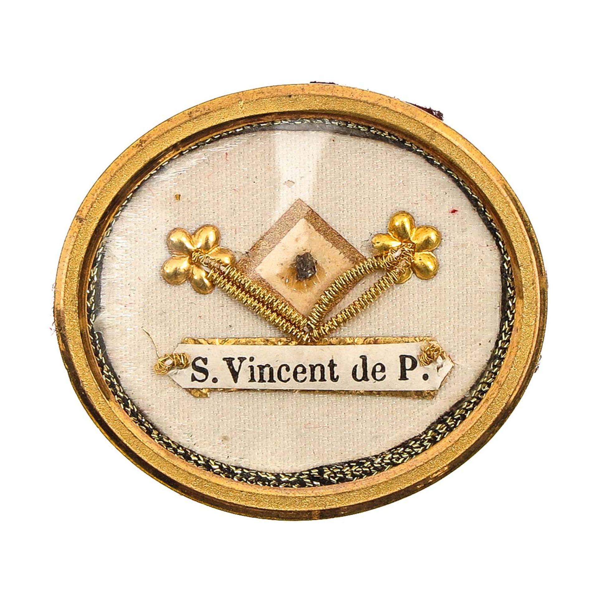 A Relic from Saint Vincent de Paul