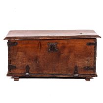 A Dutch Fruitwood Trunk Circa 1700