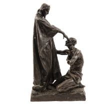 A Bronze Sculpture Signed Raffaello Romanelli