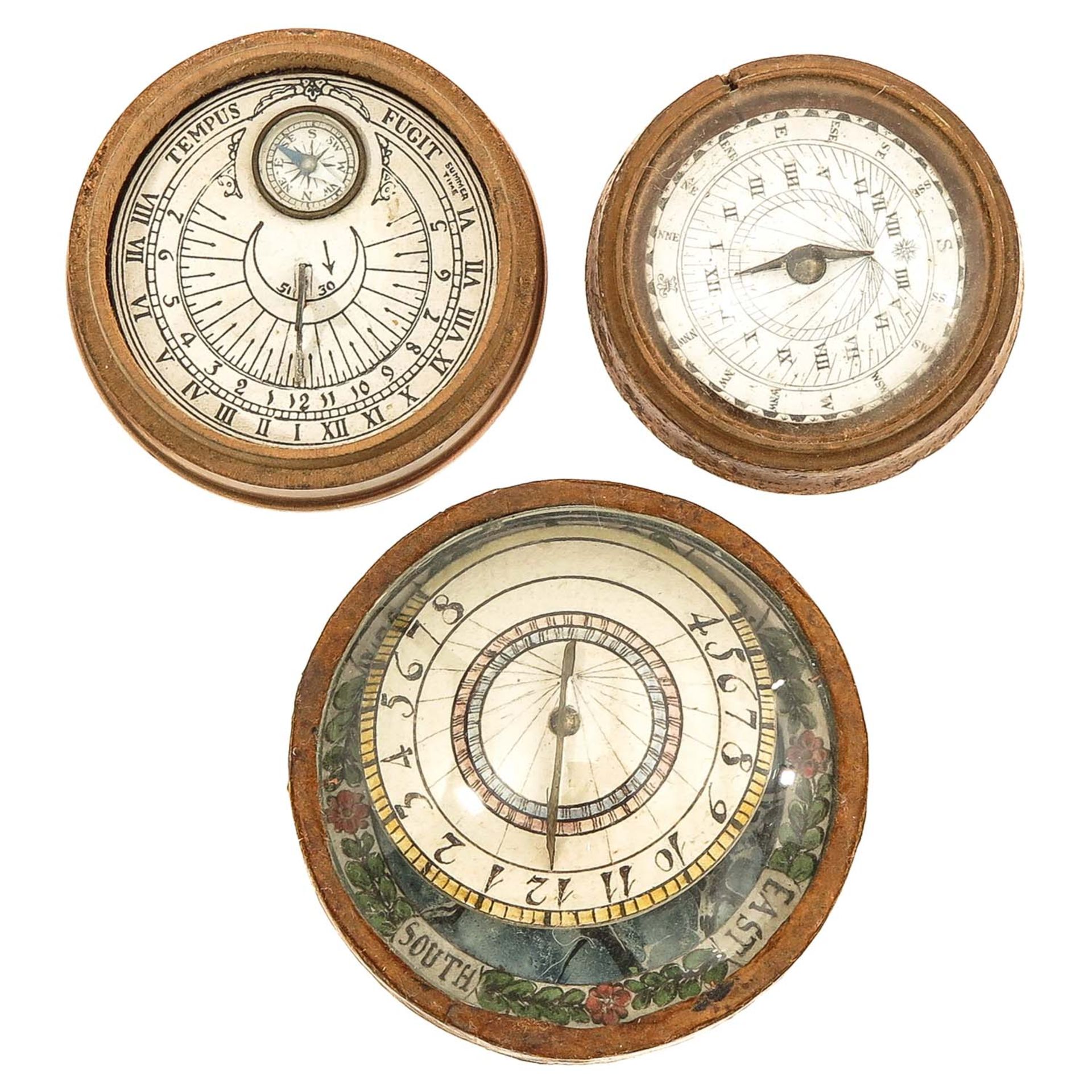 A Collection of 3 Compasses