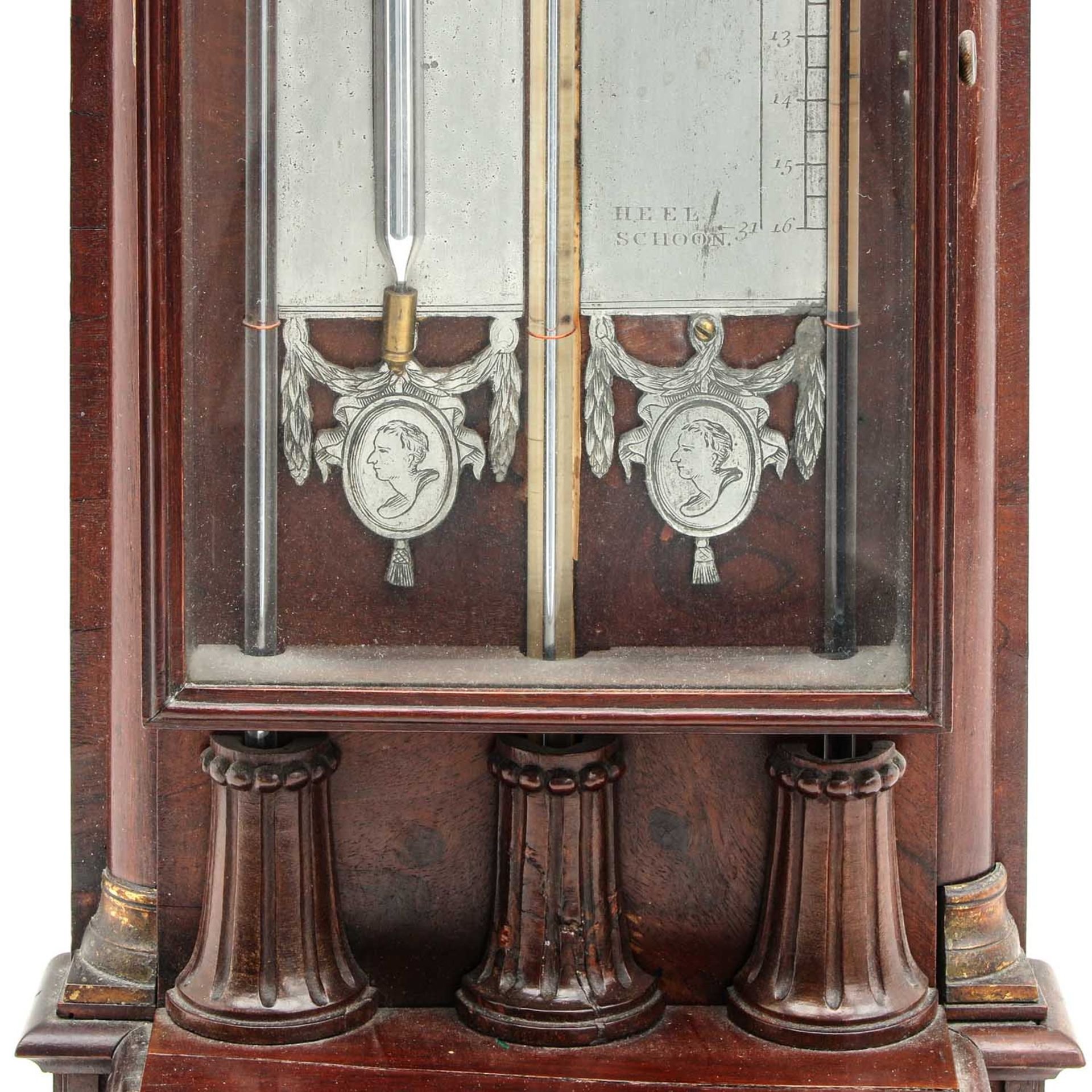 A Dutch Barometer Circa 1820 Signed Solaro Amsterdam - Bild 8 aus 9