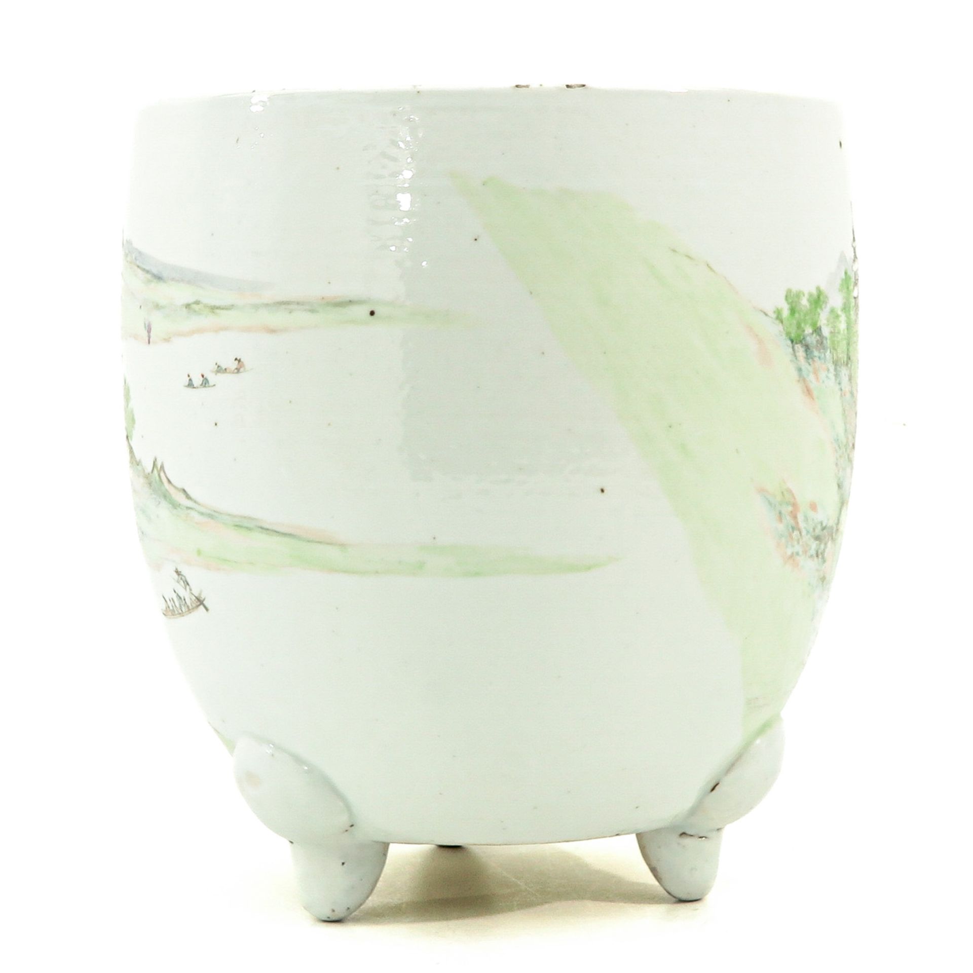 A Qianjiang Cai Tripod Planter - Image 3 of 9