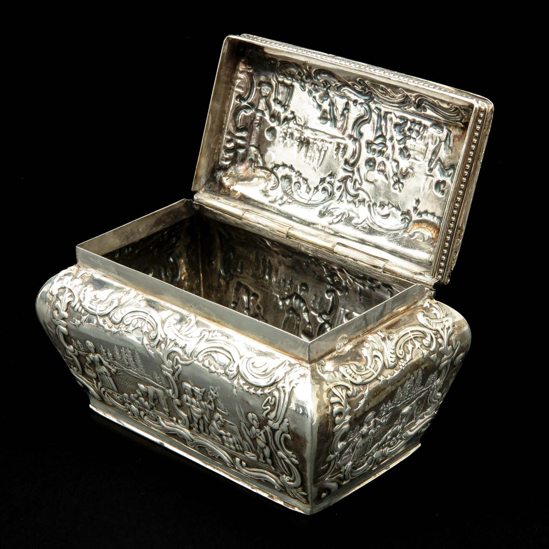 A 19th Century English Silver Box - Bild 8 aus 8