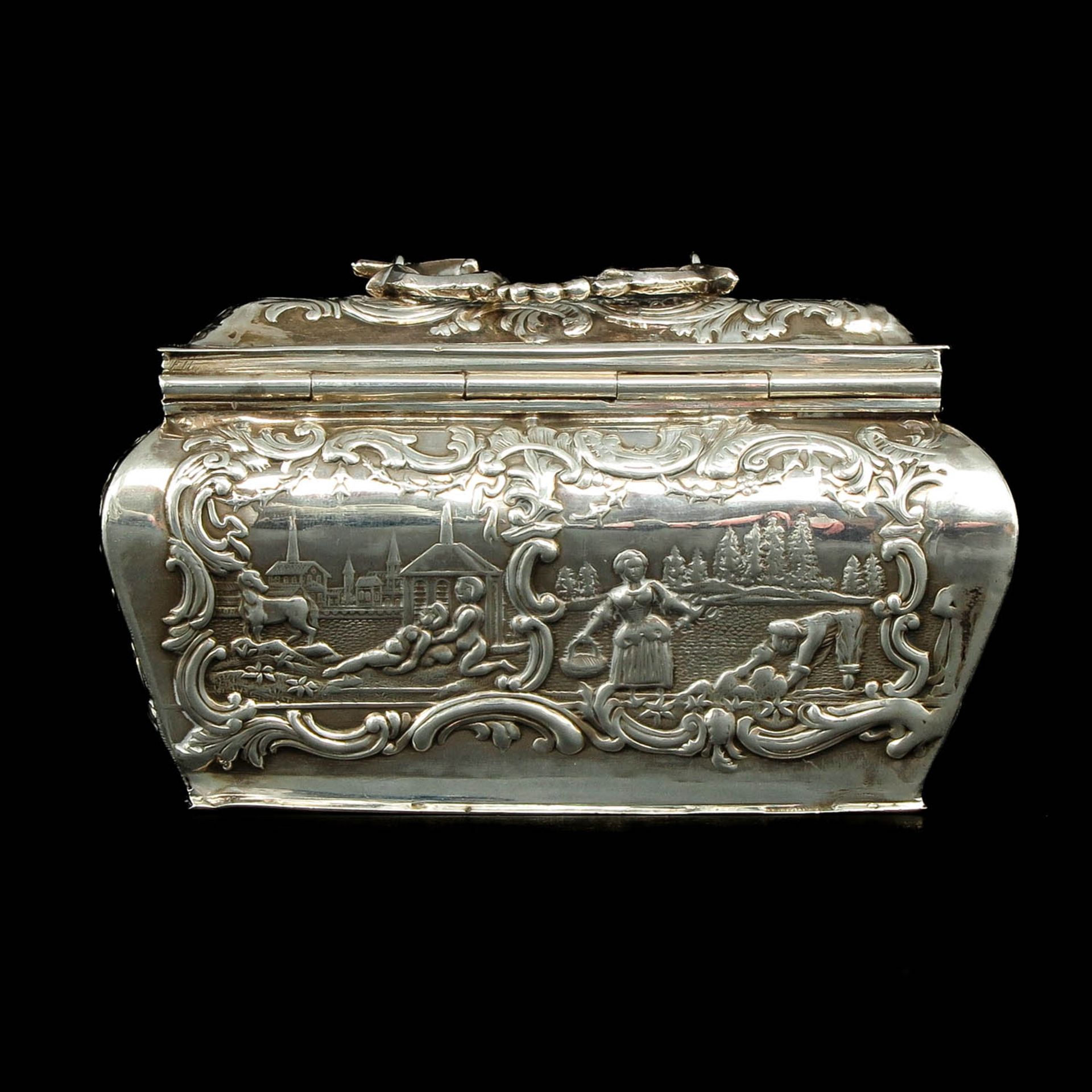 A 19th Century English Silver Box - Bild 3 aus 8