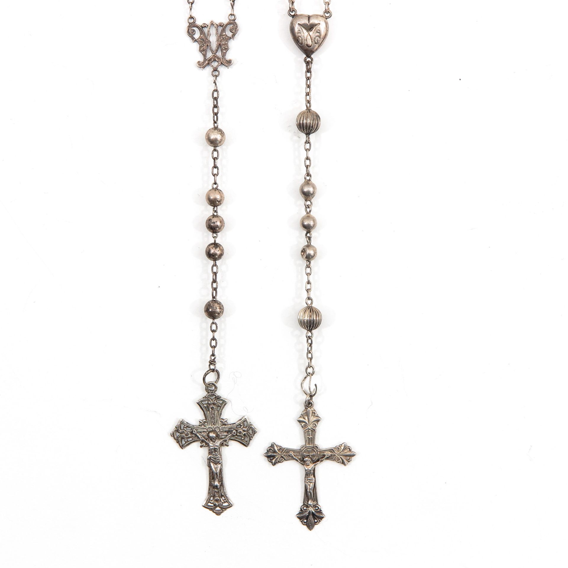 A Collection of 7 Silver Rosaries - Image 5 of 5
