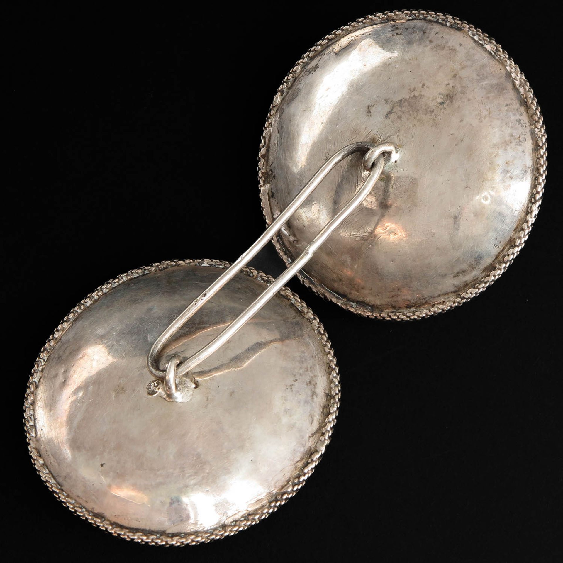 A Pair of Silver Buckles or Broekstukken - Image 2 of 4