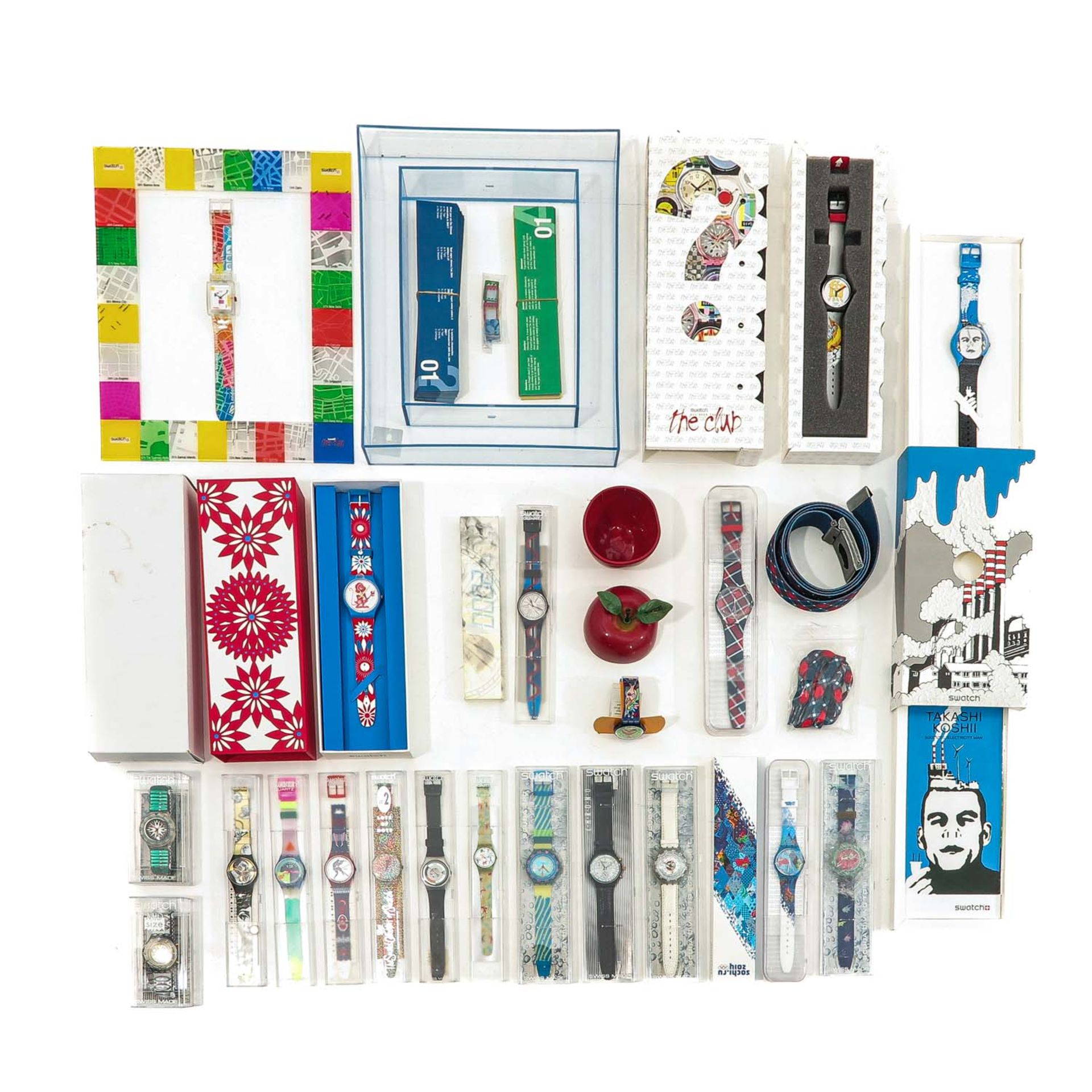 A Collection of 20 Swatch Watches