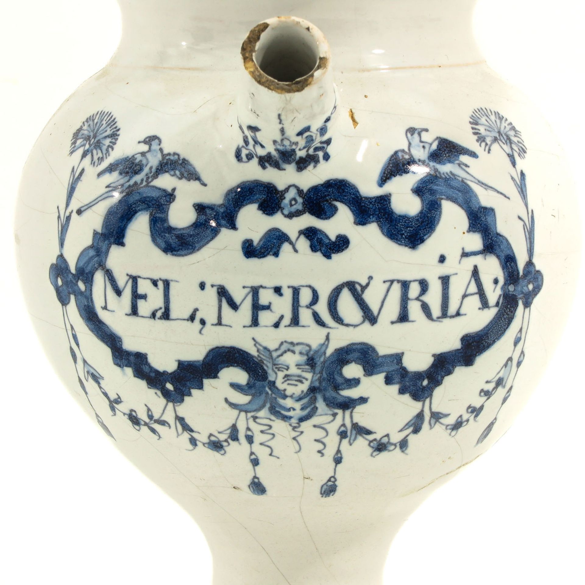 An 18th Century Delft Syrup Jug - Image 8 of 9