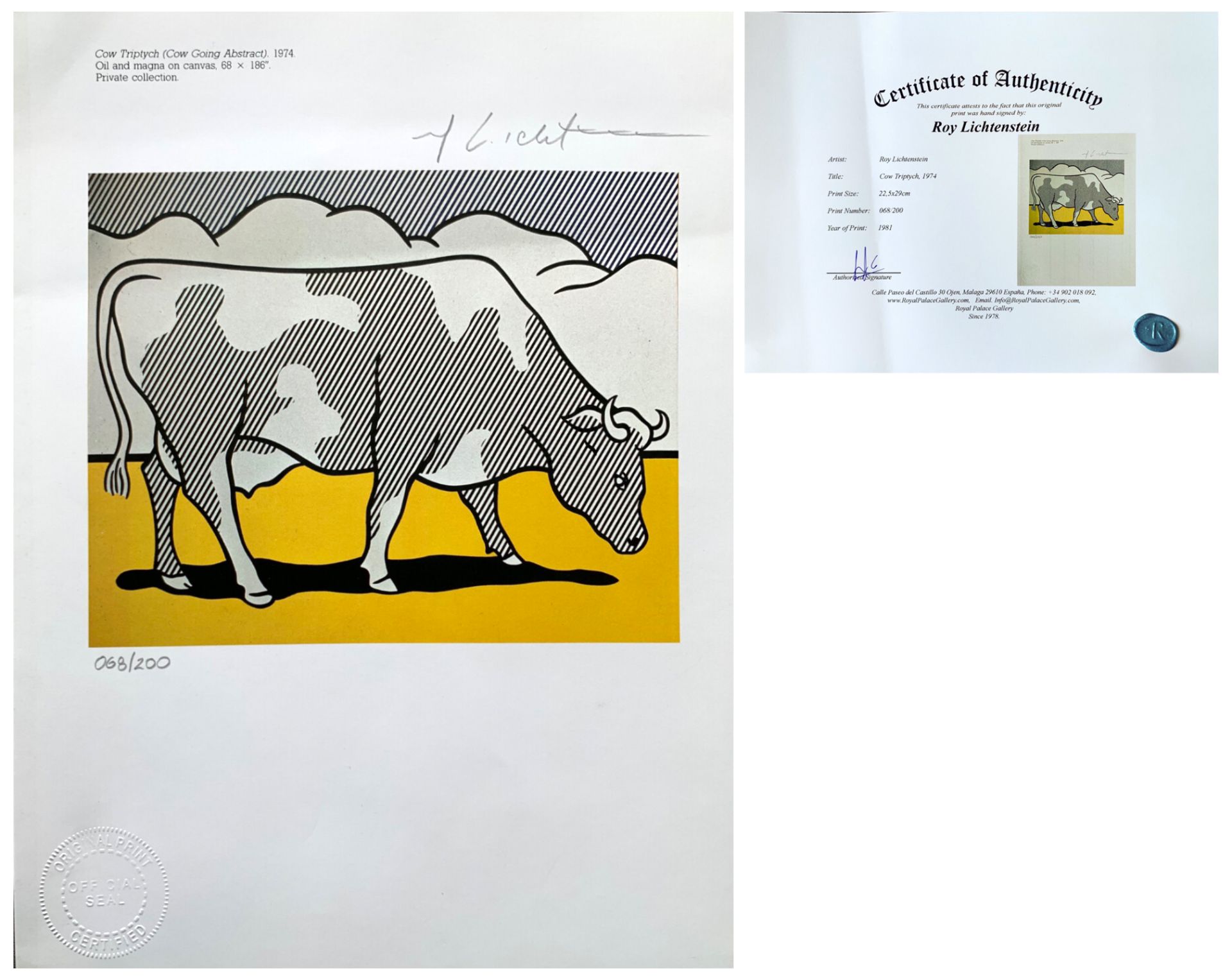 Roy Lichtenstein (1923-1997), Lithograph