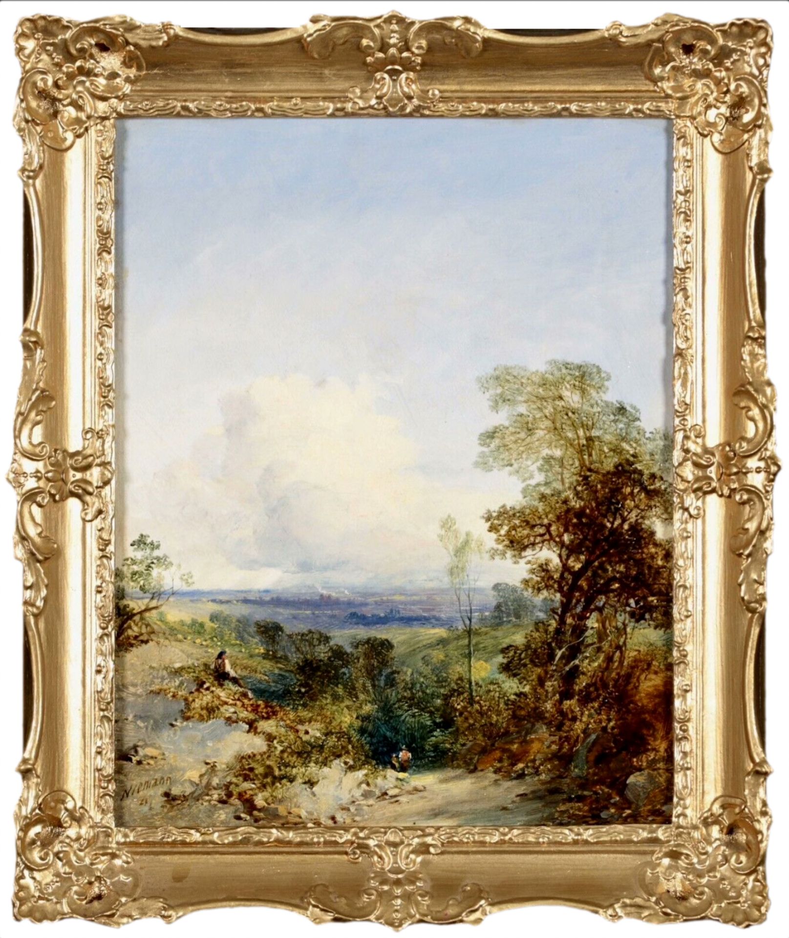 Edmund Niemann Senior (1813-1876), Oil Painting on Canvas