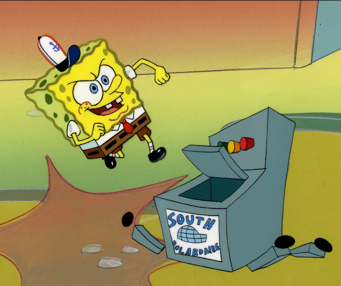 Stephen Hillenburg (B.1961), Cel Watercolor, Pencil on Paper - Image 3 of 9