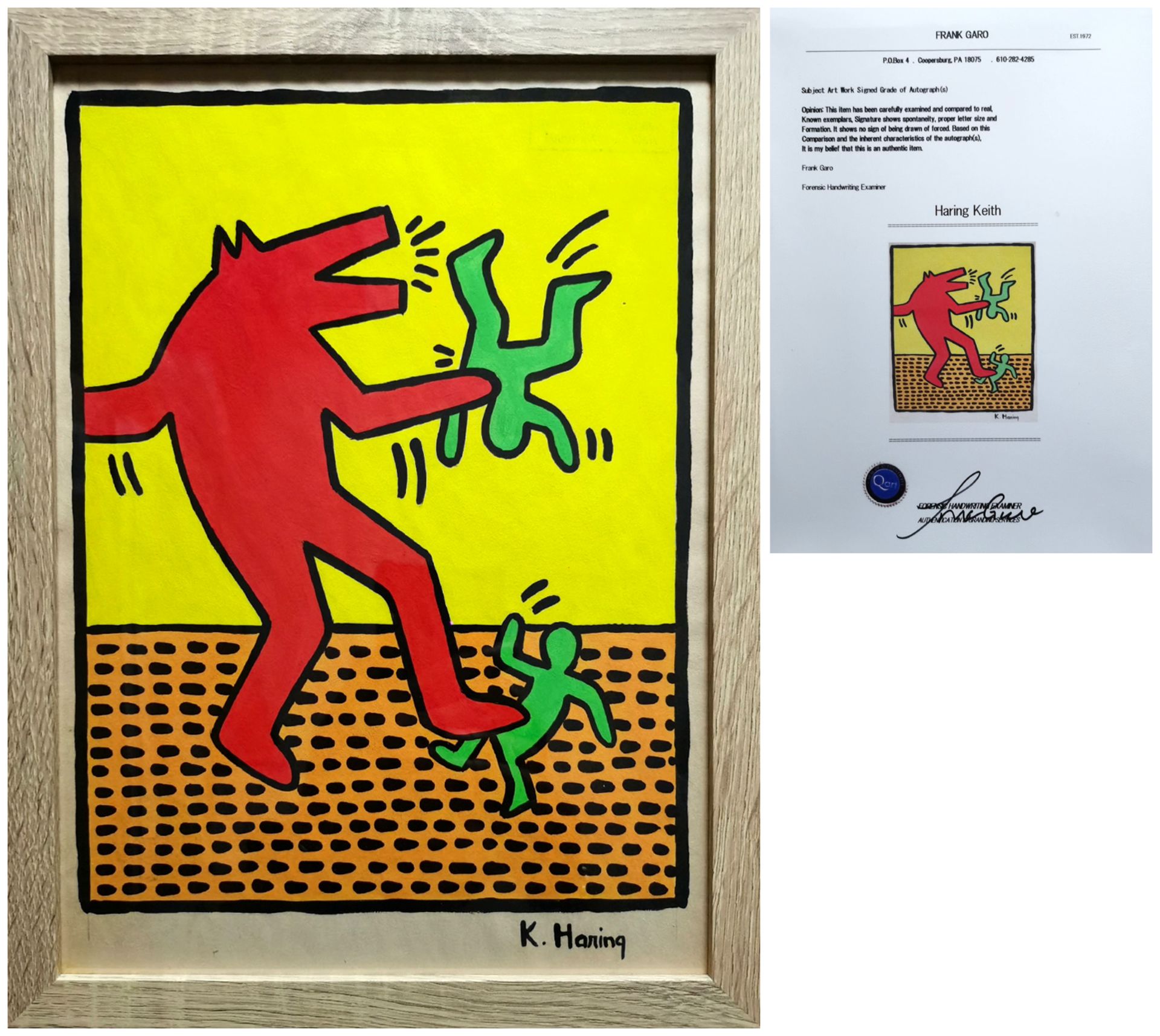 Keith Haring (1958-1990), Manuscript