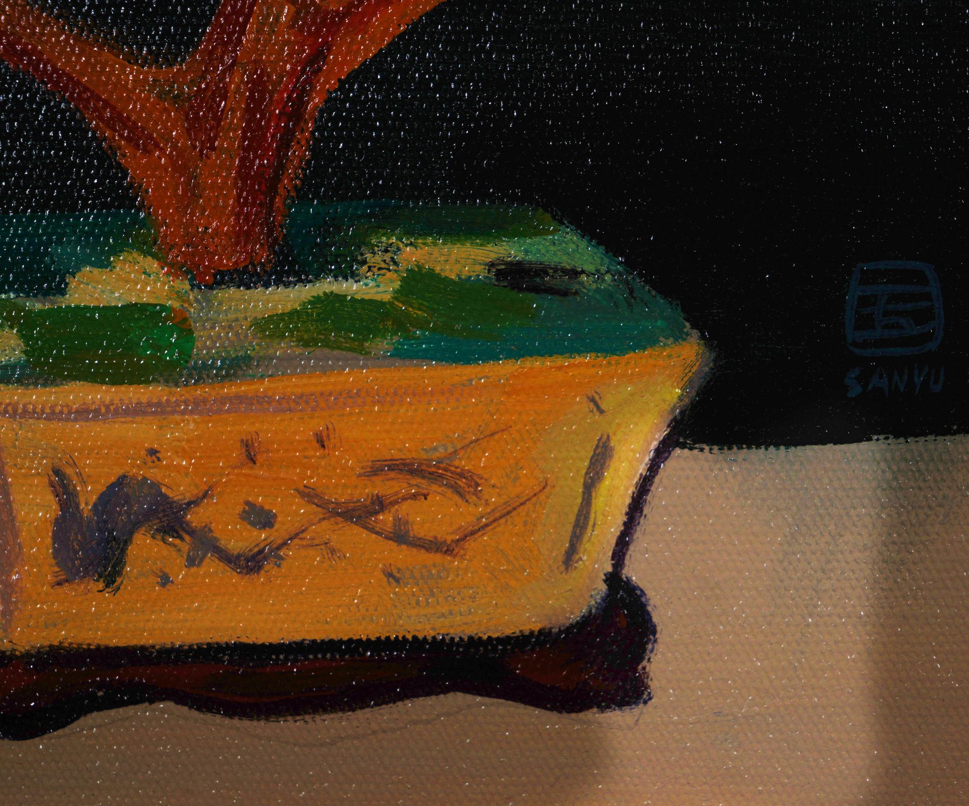 Sanyu (1895-1966), Oil Painting - Bild 2 aus 2