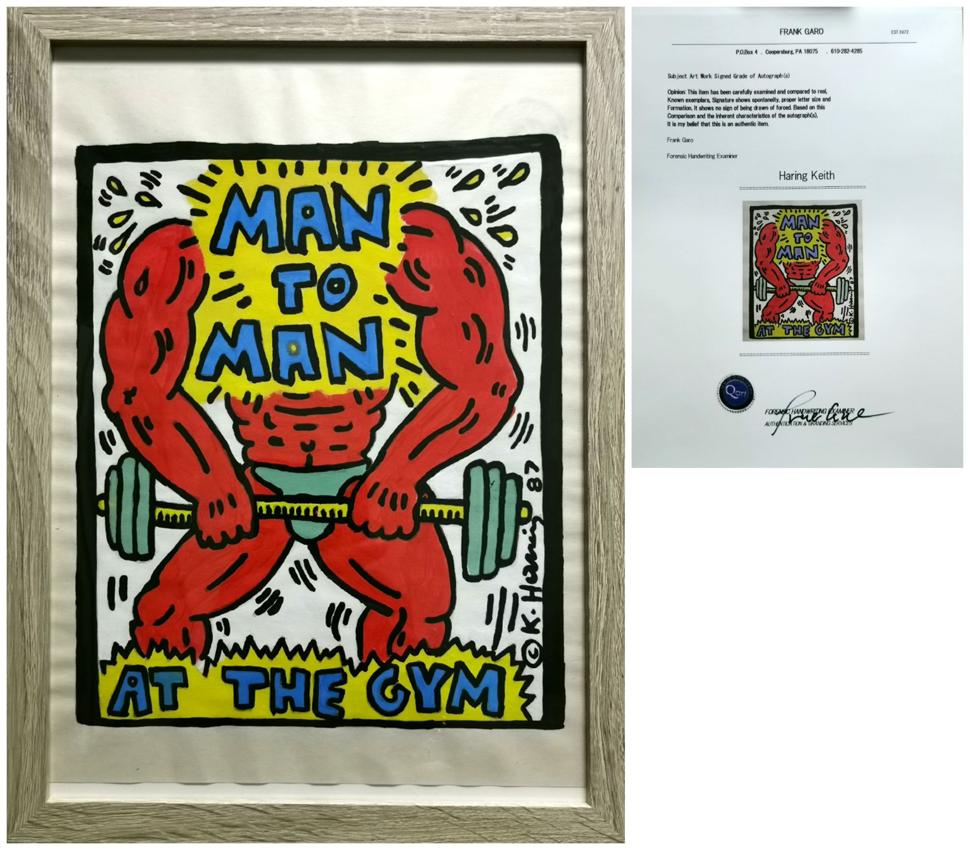 Keith Haring (1958-1990), Manuscript